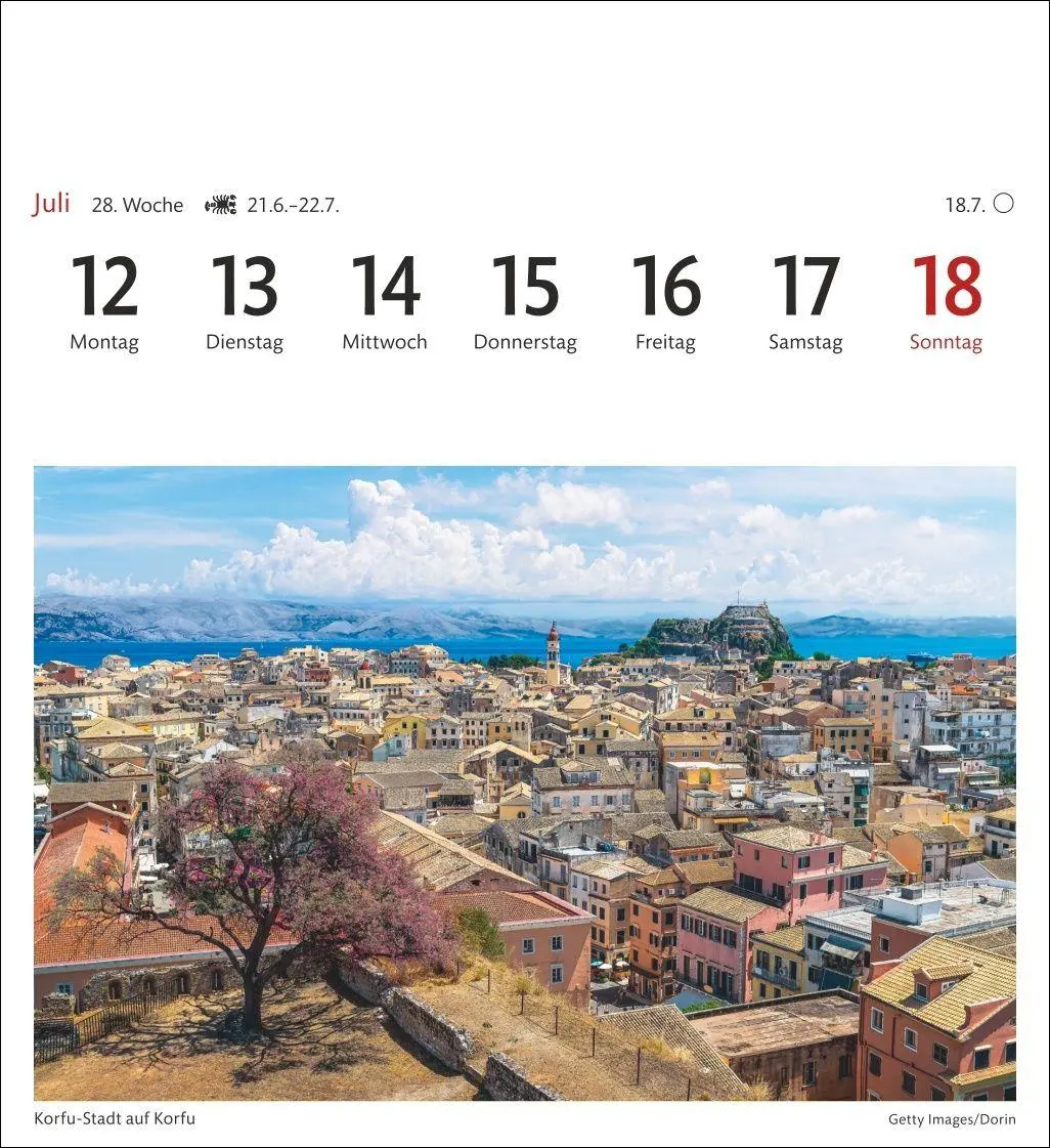 Bild: 9783840038310 | Griechische Inseln Sehnsuchtskalender 2027 - Wochenkalender mit 53...