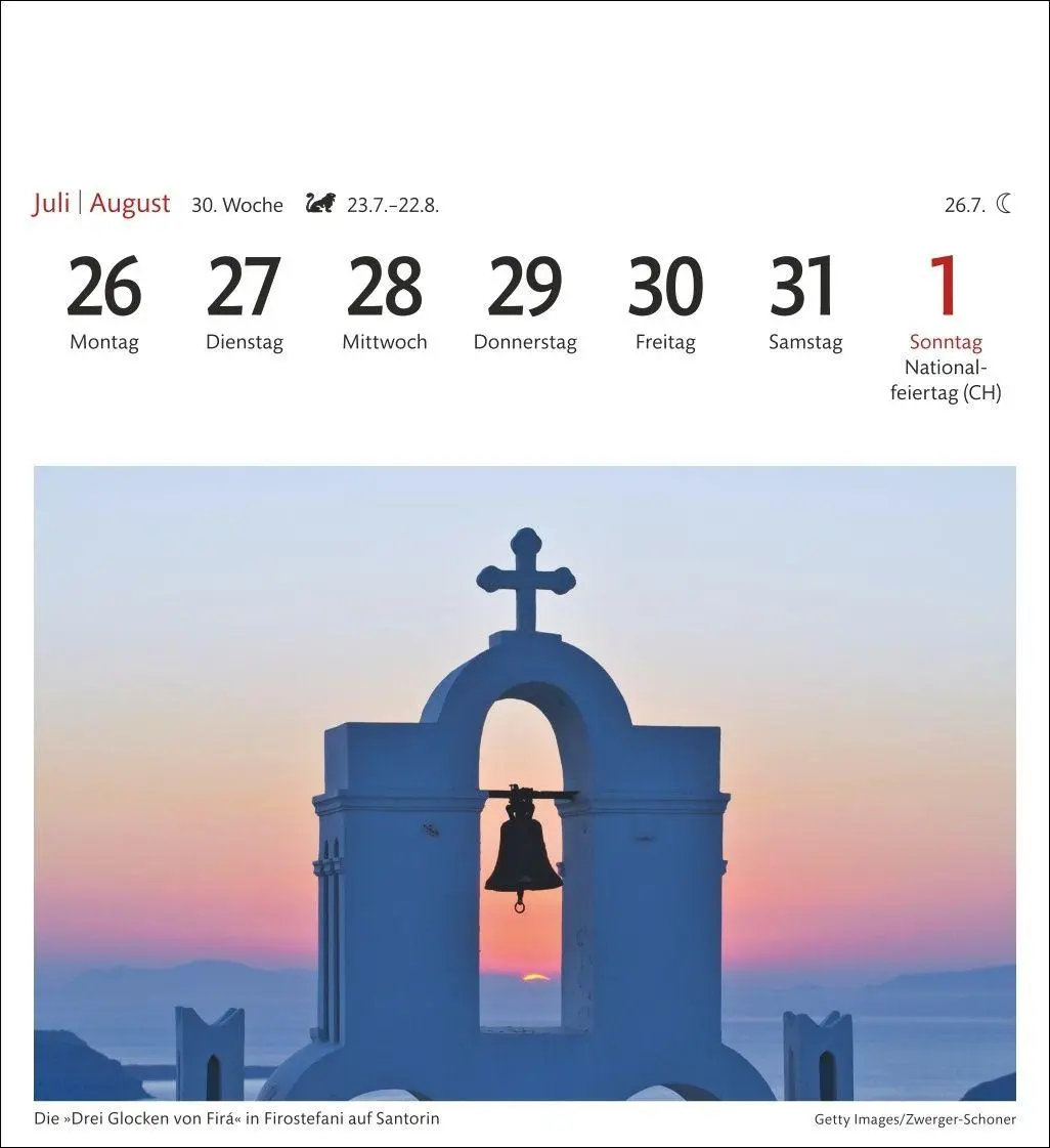 Bild: 9783840038310 | Griechische Inseln Sehnsuchtskalender 2027 - Wochenkalender mit 53...