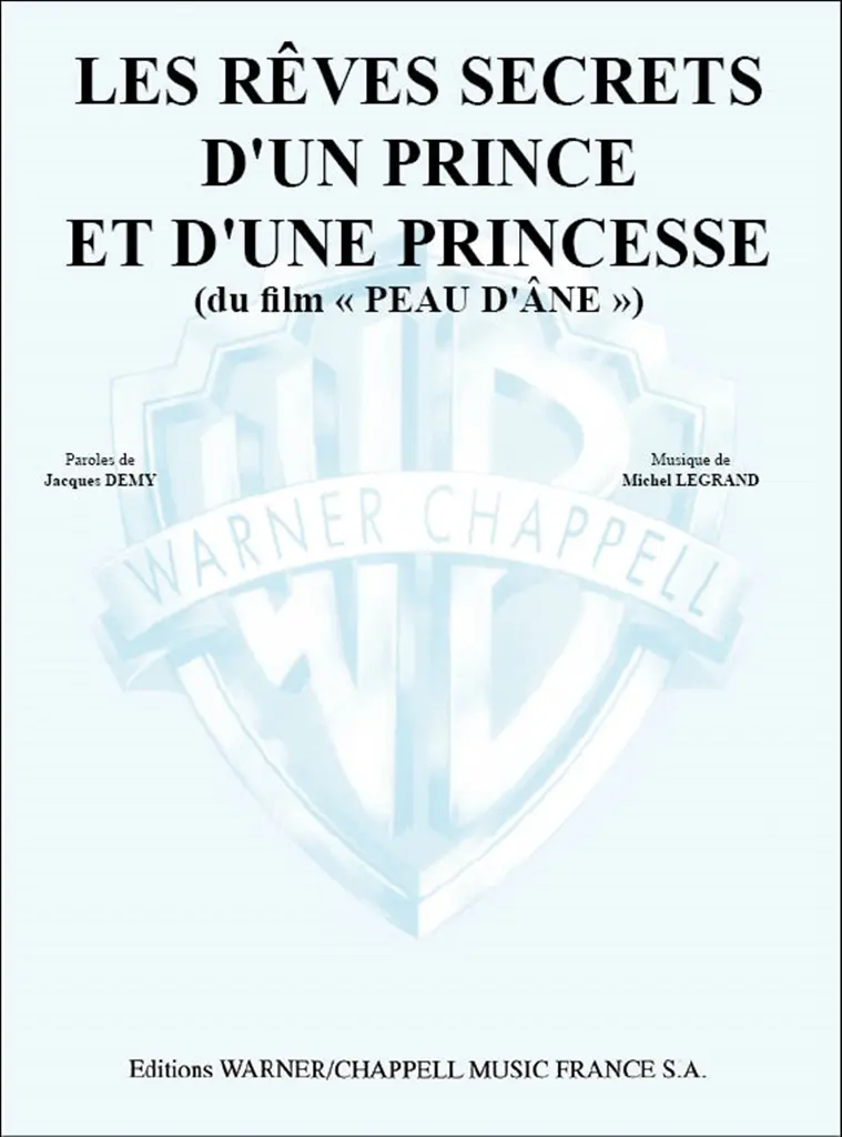 Cover: 9788872078310 | Michel Legrand, Les Rêves Secrets D'un Prince et D'une Princesse...