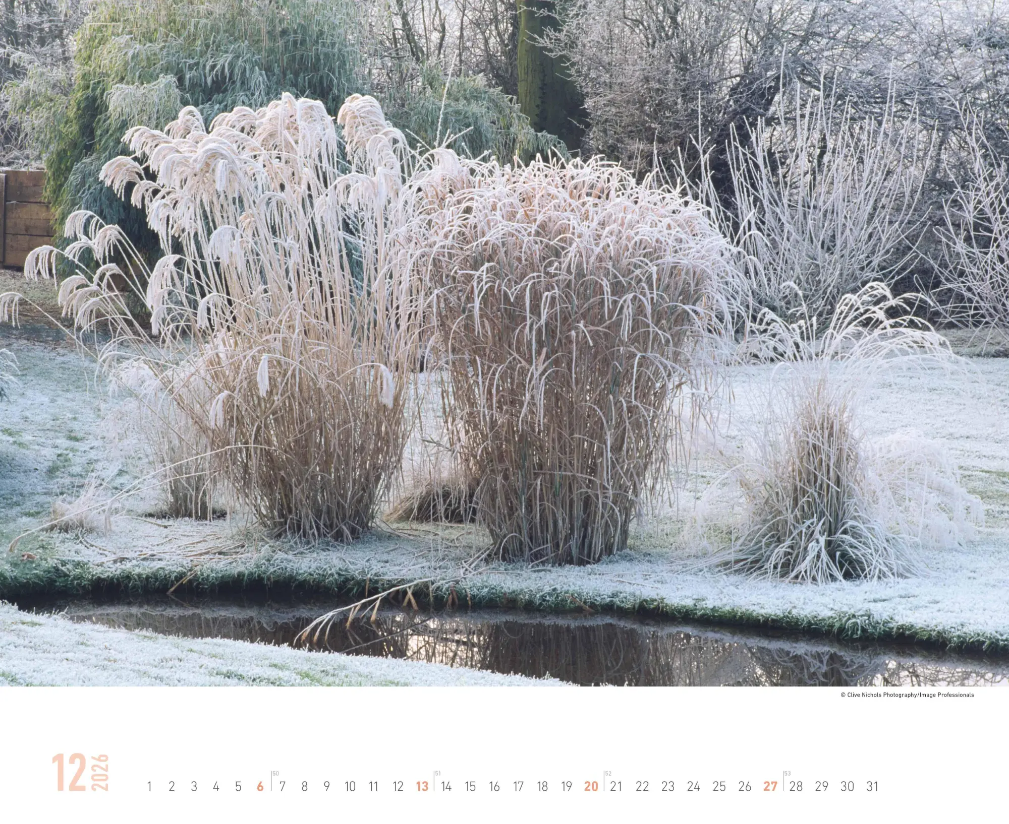 Bild: 4069095008410 | Gartenparadiese 2026 - Wandkalender 52 x 42,5 cm - Spiralbindung