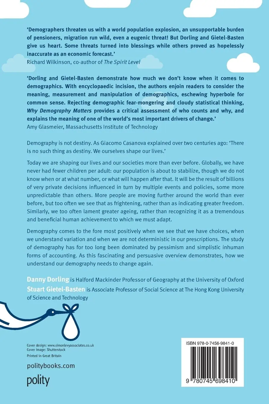 Rückseite: 9780745698410 | Why Demography Matters | Danny Dorling (u. a.) | Taschenbuch | 224 S.