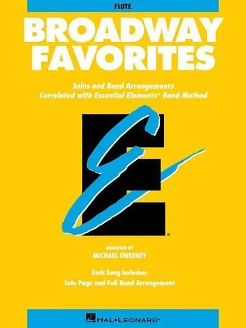 Cover: 9780793598410 | Essential Elements Broadway Favorites | Flute | Hal Leonard Corp