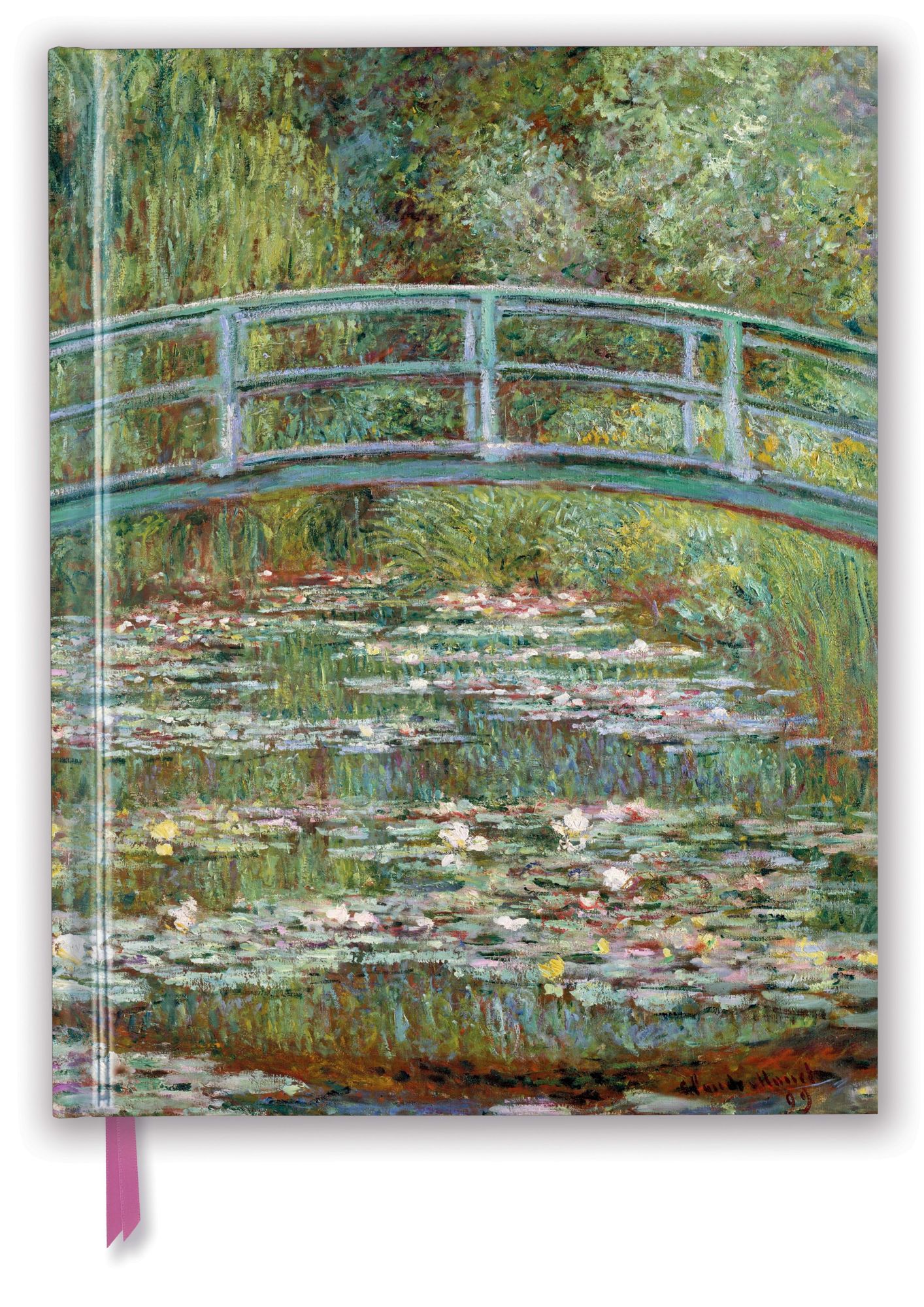Cover: 9781787558410 | Claude Monet: Bridge Over a Pond of Water Lilies (Blank Sketch Book)