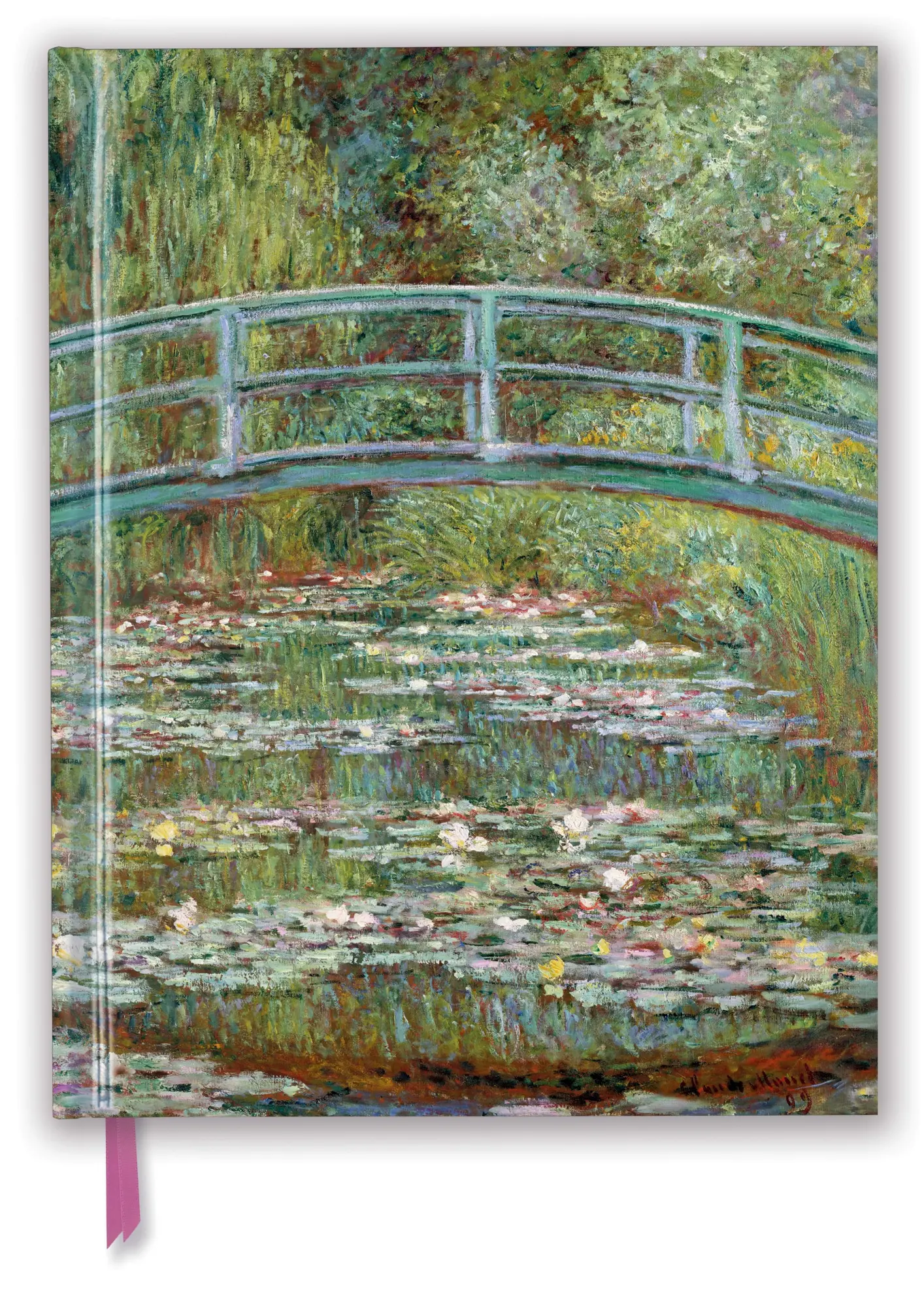 Cover: 9781787558410 | Claude Monet: Bridge Over a Pond of Water Lilies (Blank Sketch Book)