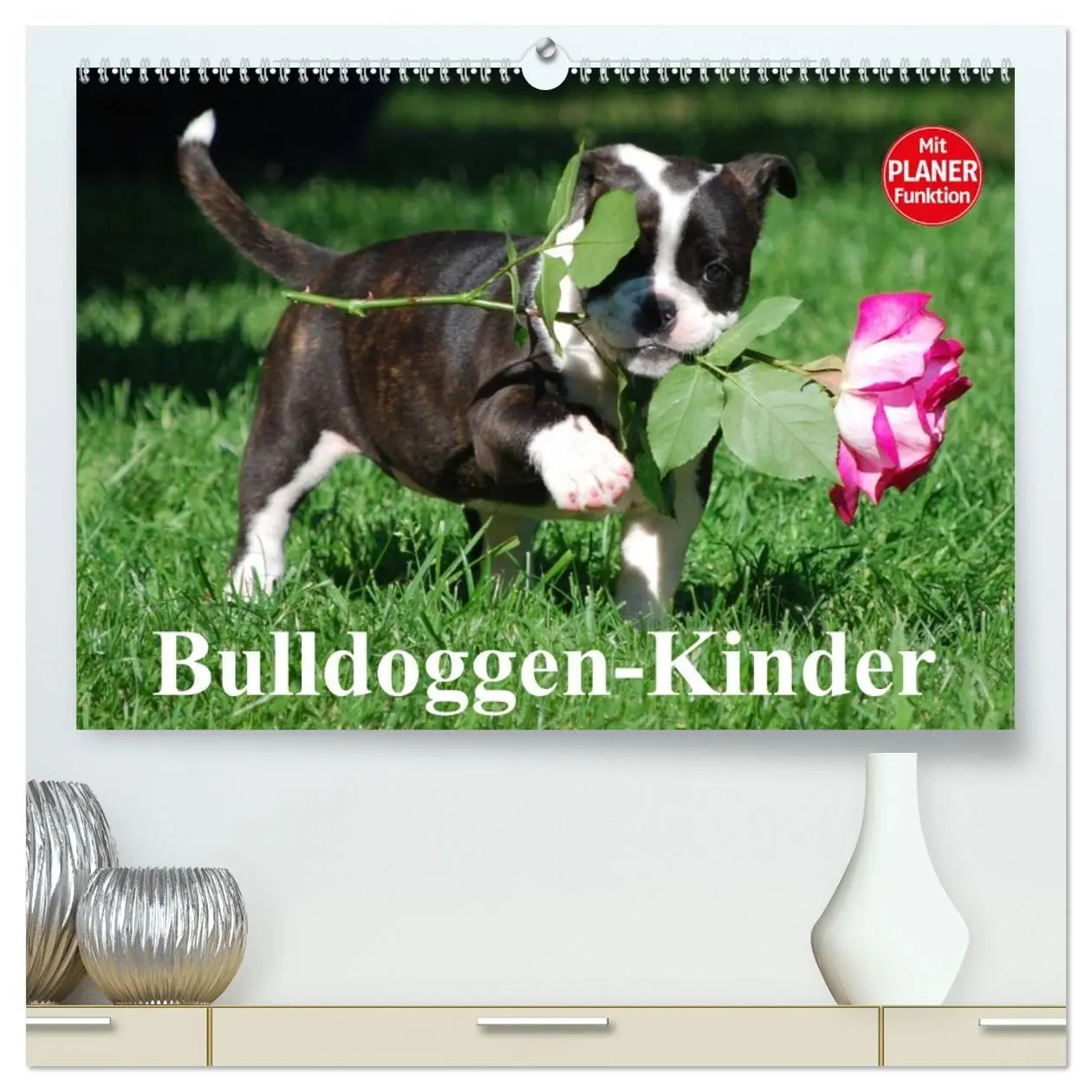Cover: 9783457998410 | Bulldoggen-Kinder (hochwertiger Premium Wandkalender 2026 DIN A2...