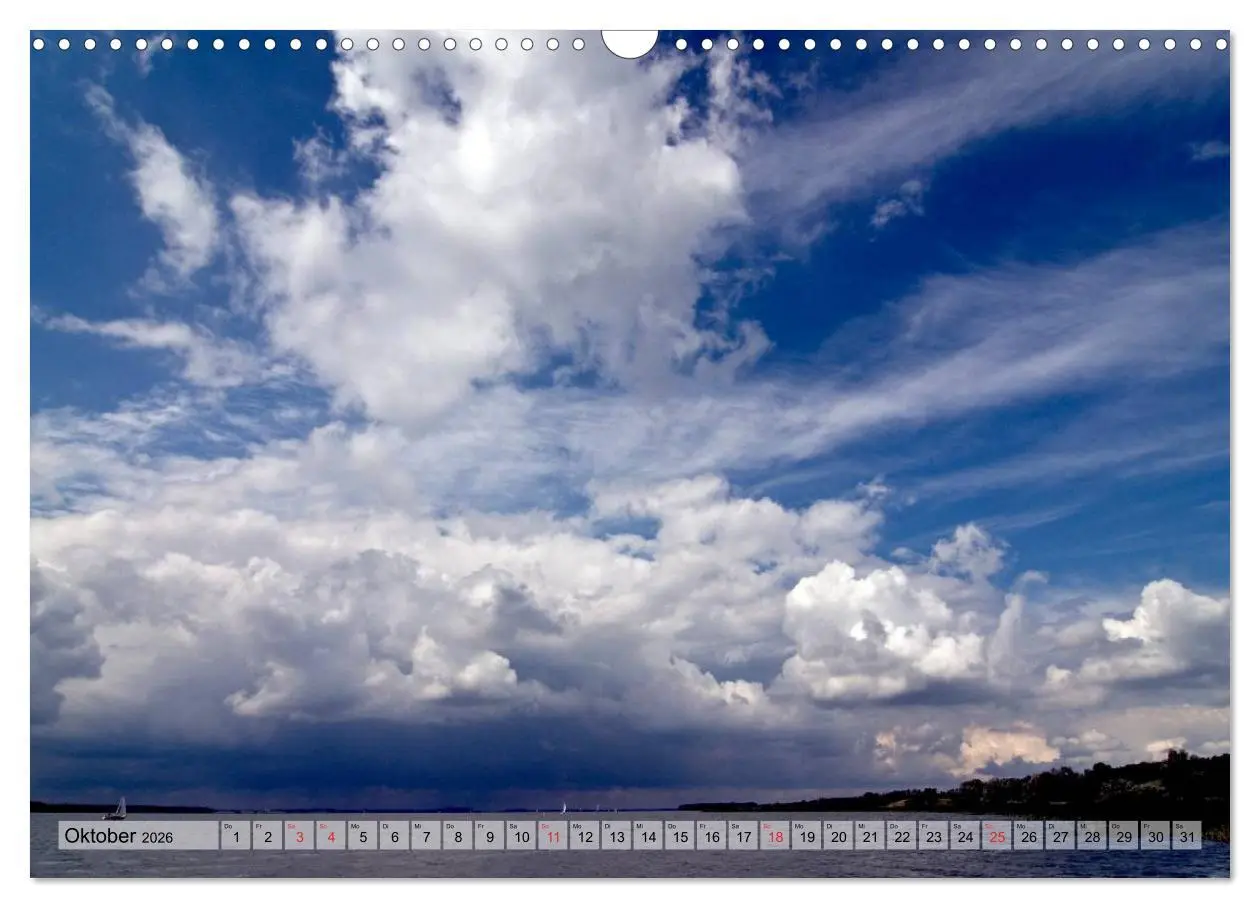 Bild: 9783516228410 | Wolken - Die Gesichter des Himmels (Wandkalender 2026 DIN A3 quer),...