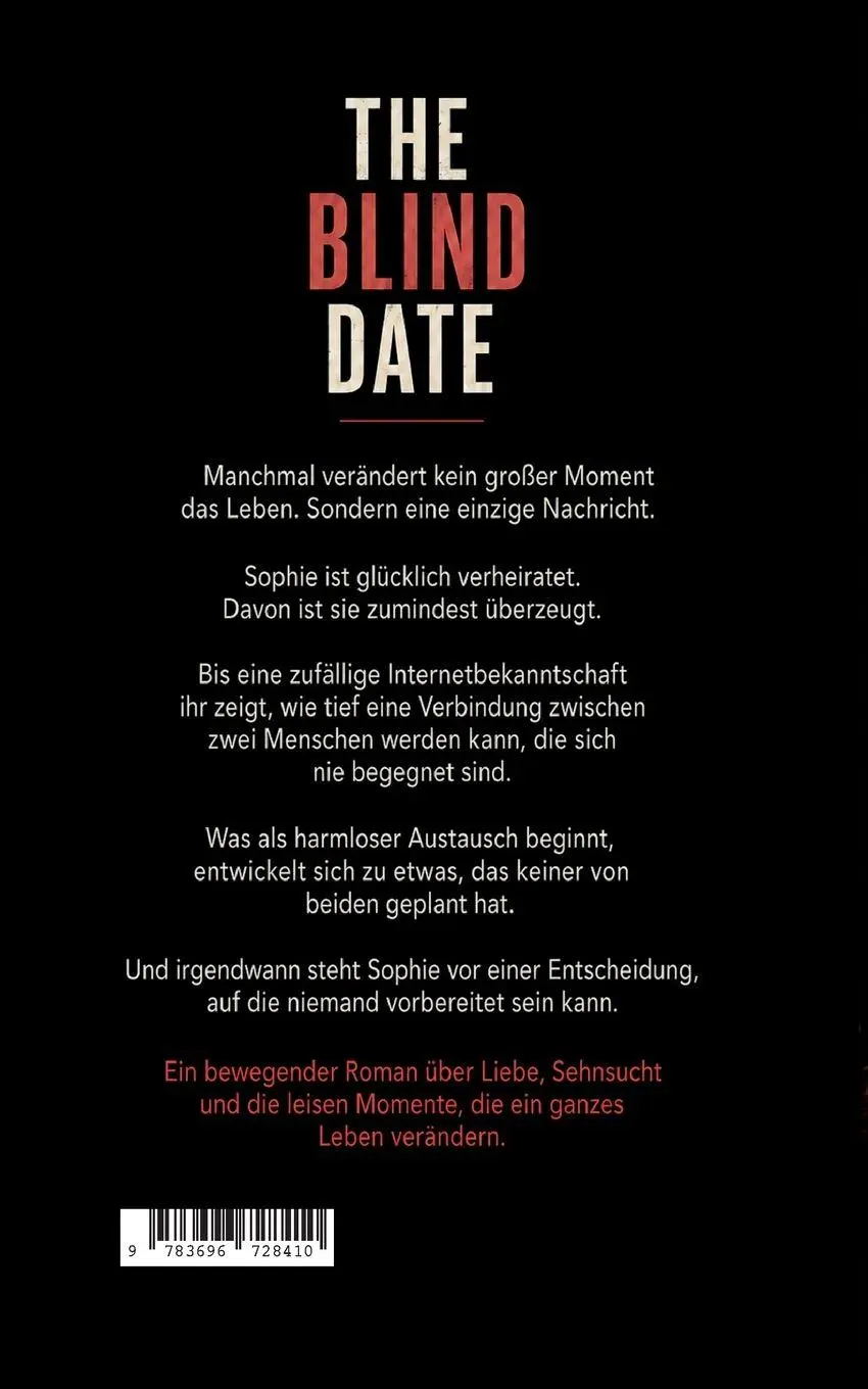 Rückseite: 9783696728410 | The Blind Date | René Göckeritz | Taschenbuch | 356 S. | Deutsch
