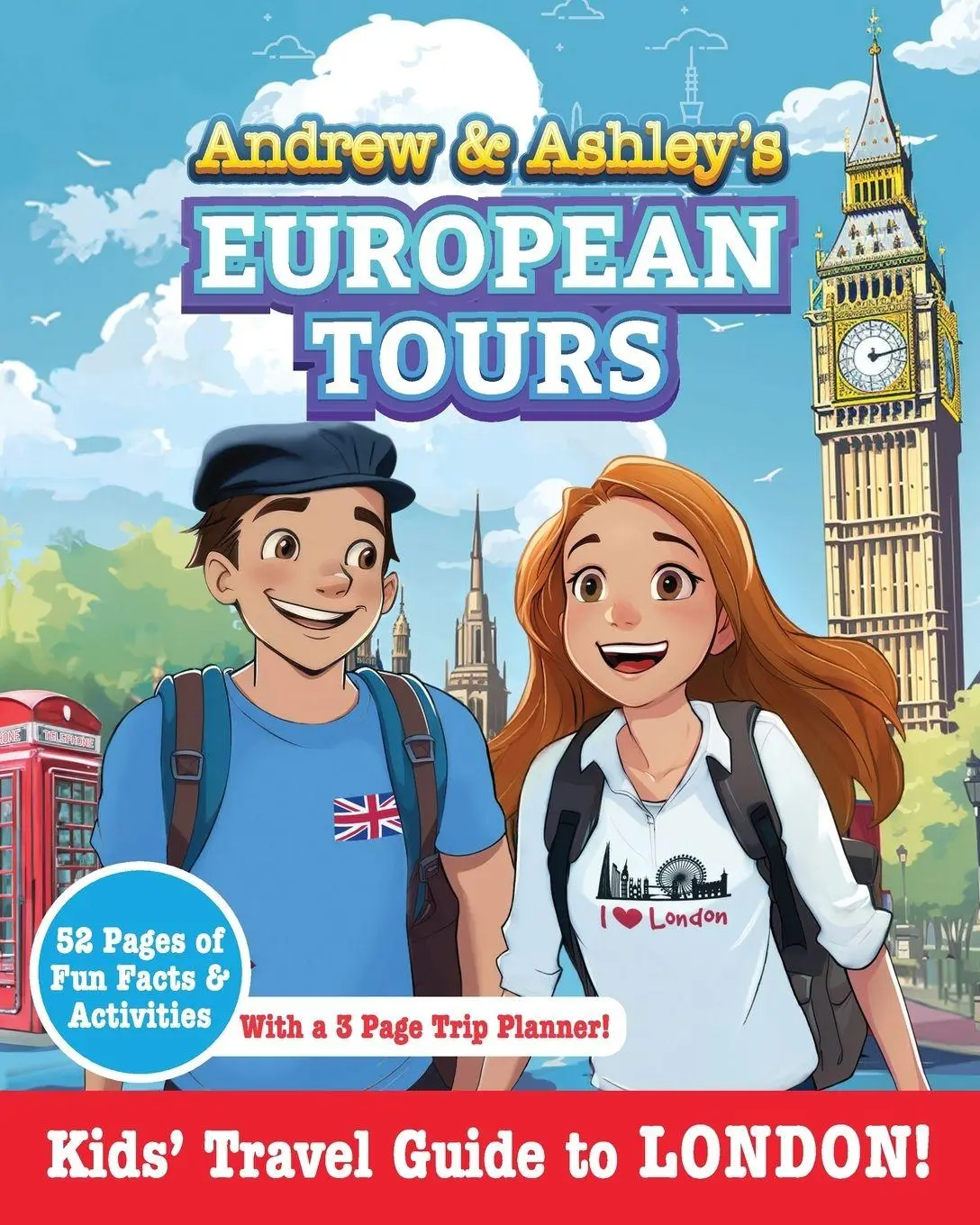 Cover: 9798989738410 | Andrew &amp; Ashley's European Tours, LONDON Kids' Travel Guide | Matson