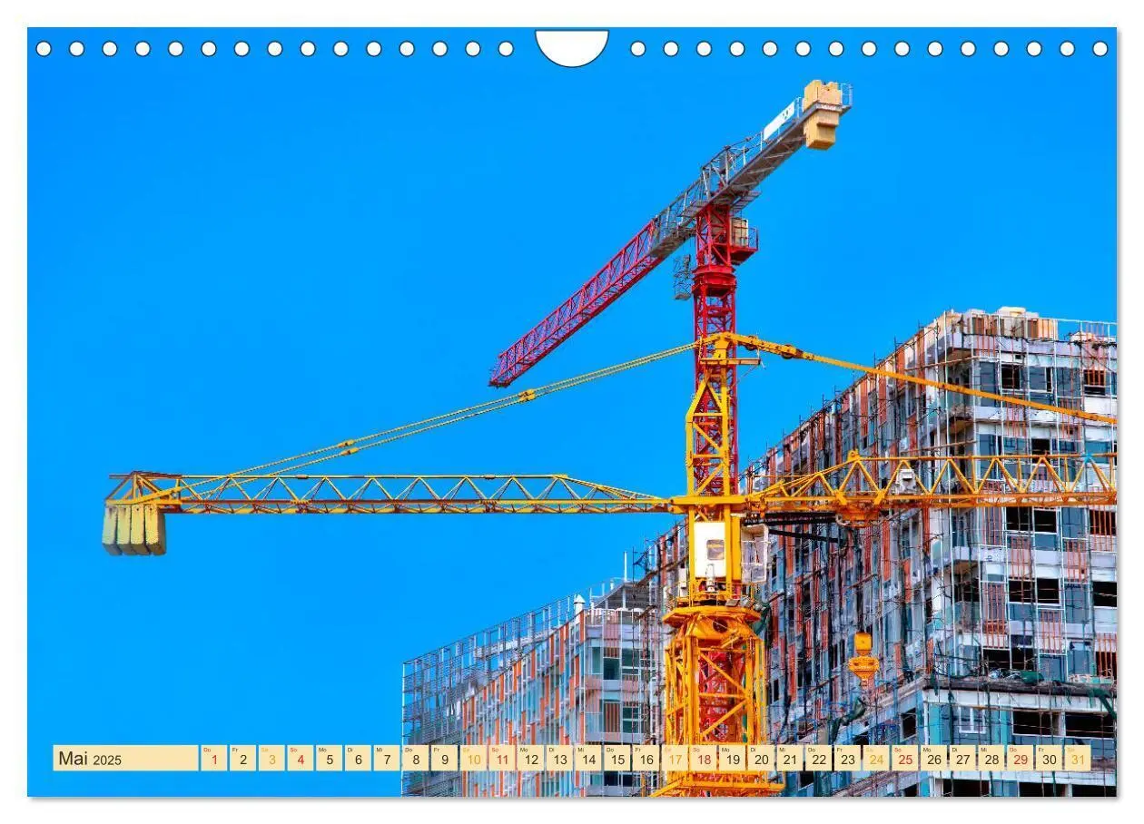 Bild: 9783435278510 | Krane - bärenstarke Arbeitstiere (Wandkalender 2025 DIN A4 quer),...