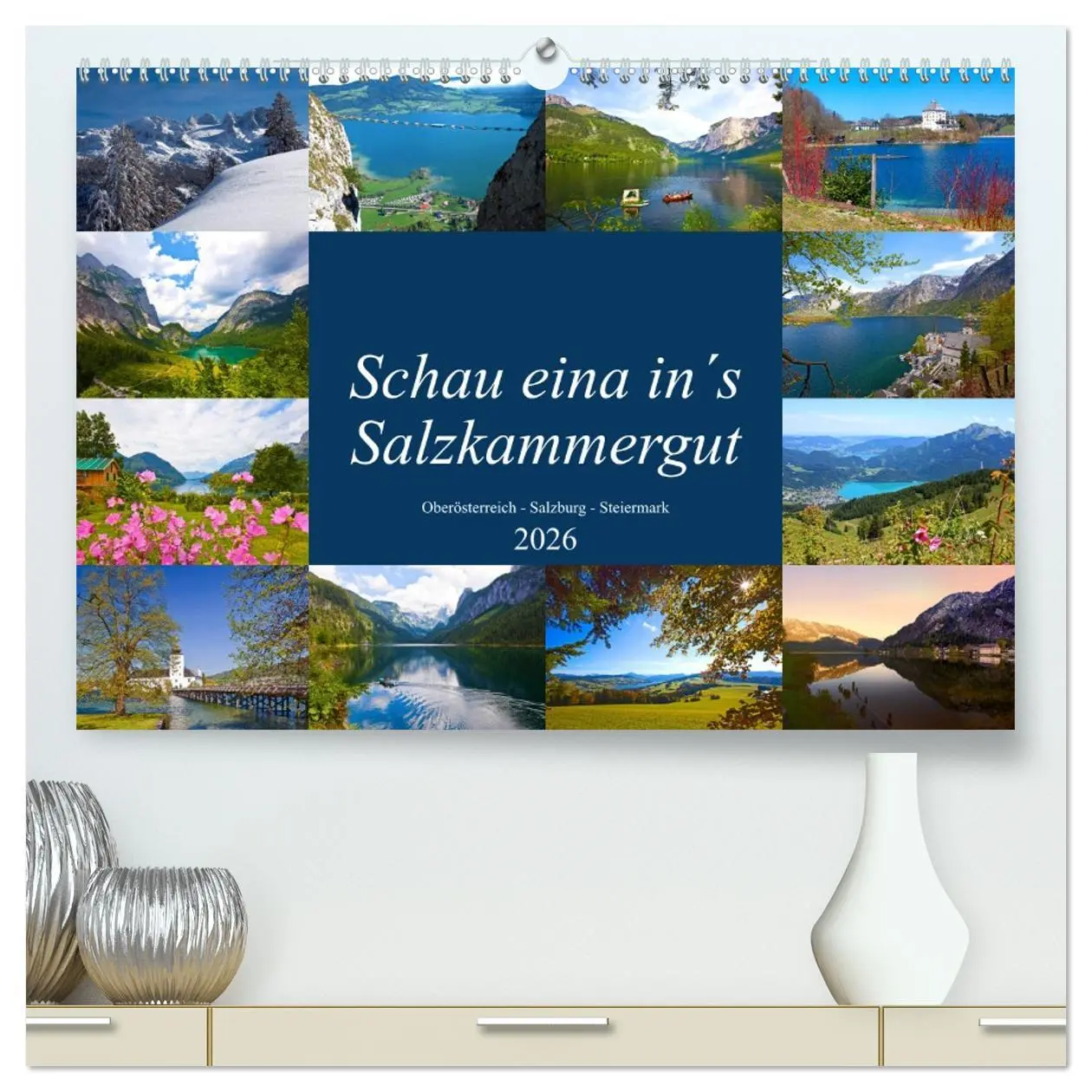 Cover: 9783457748510 | Schau eina in´s Salzkammergut (hochwertiger Premium Wandkalender...