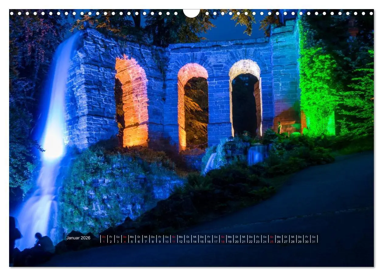 Bild: 9783516078510 | Der Bergpark Kassel-Wilhelmshöhe (Wandkalender 2026 DIN A3 quer),...