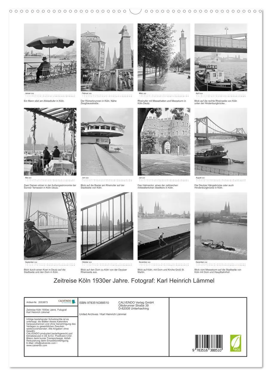 Bild: 9783516388510 | Zeitreise Köln 1930er Jahre. Fotograf: Karl Heinrich Lämmel...