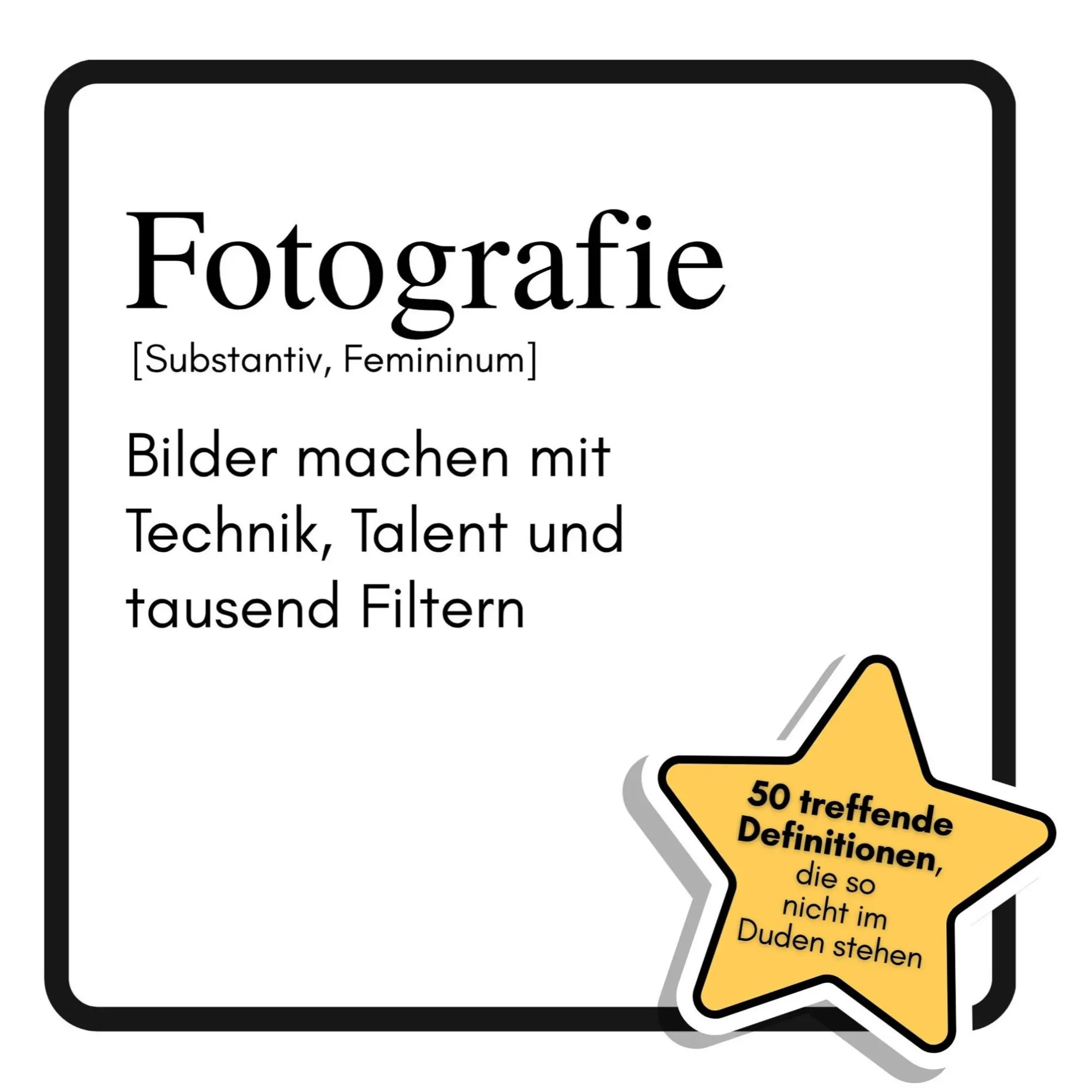 Cover: 9783759178510 | Fotografie | Bilder machen mit Technik, Talent und tausend Filtern