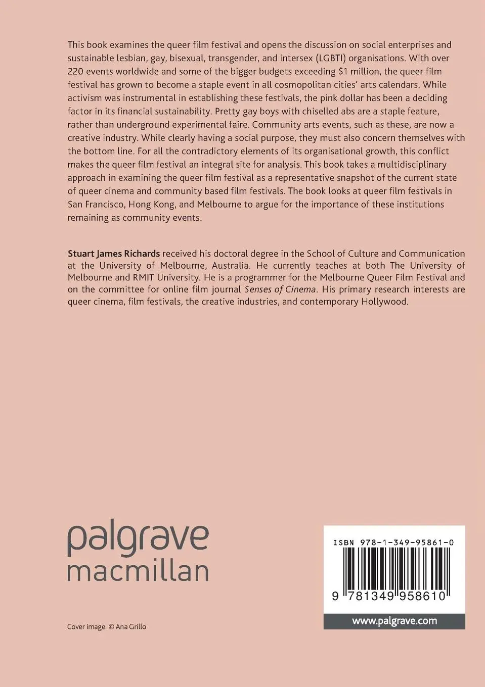 Rückseite: 9781349958610 | The Queer Film Festival | Popcorn and Politics | Stuart James Richards