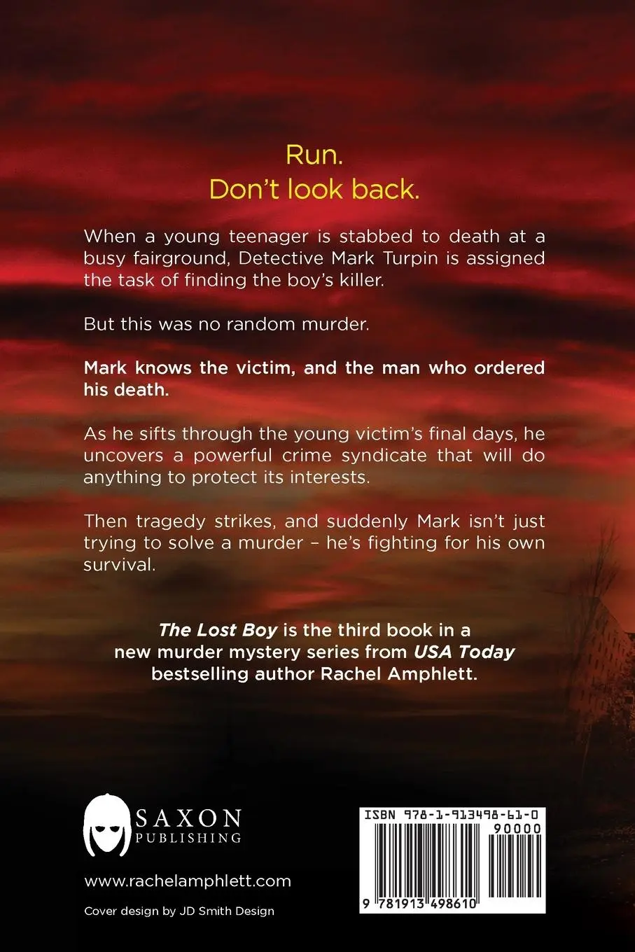Rückseite: 9781913498610 | The Lost Boy | Rachel Amphlett | Taschenbuch | Detective Mark Turpin