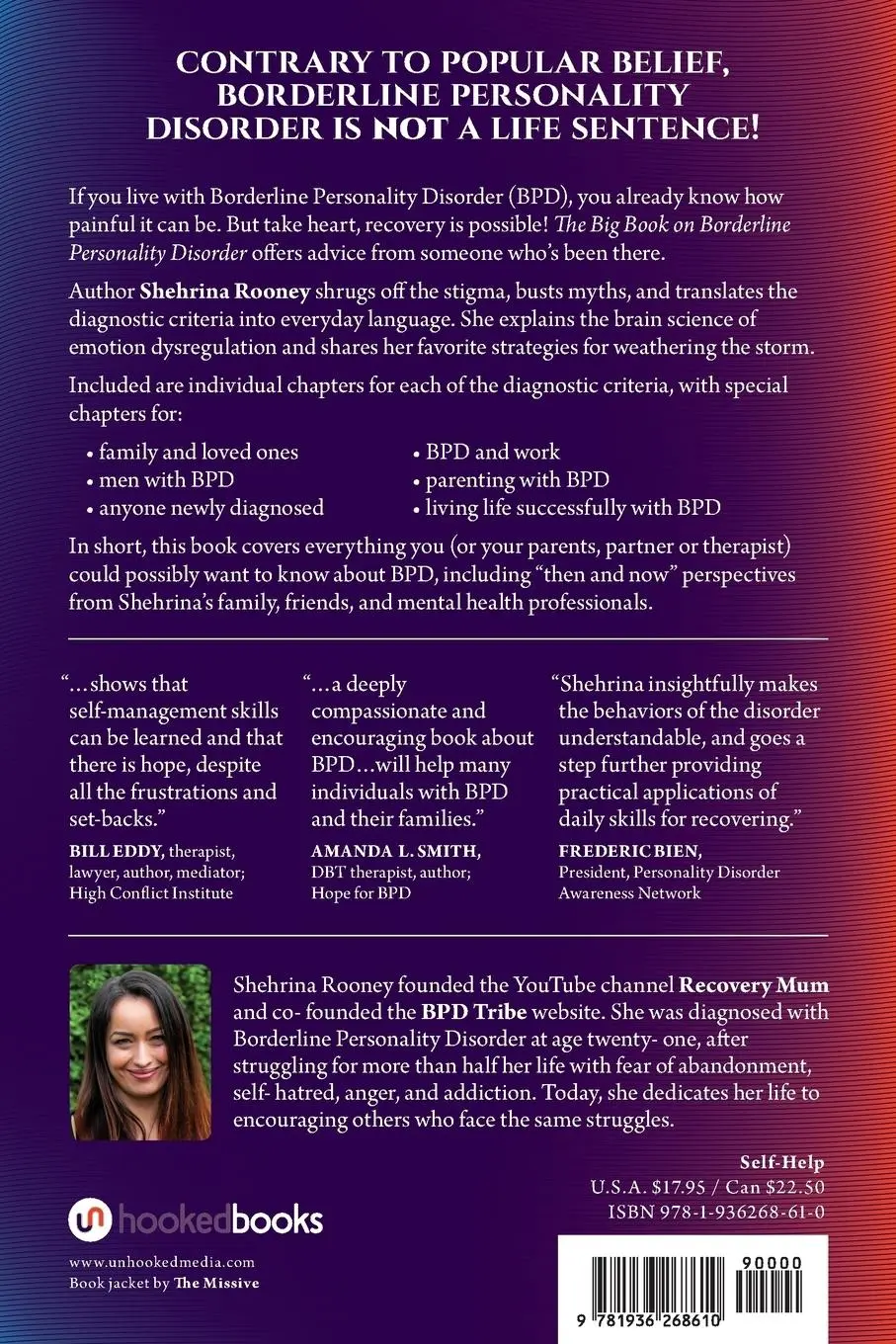 Rückseite: 9781936268610 | The Big Book on Borderline Personality Disorder | Shehrina Rooney