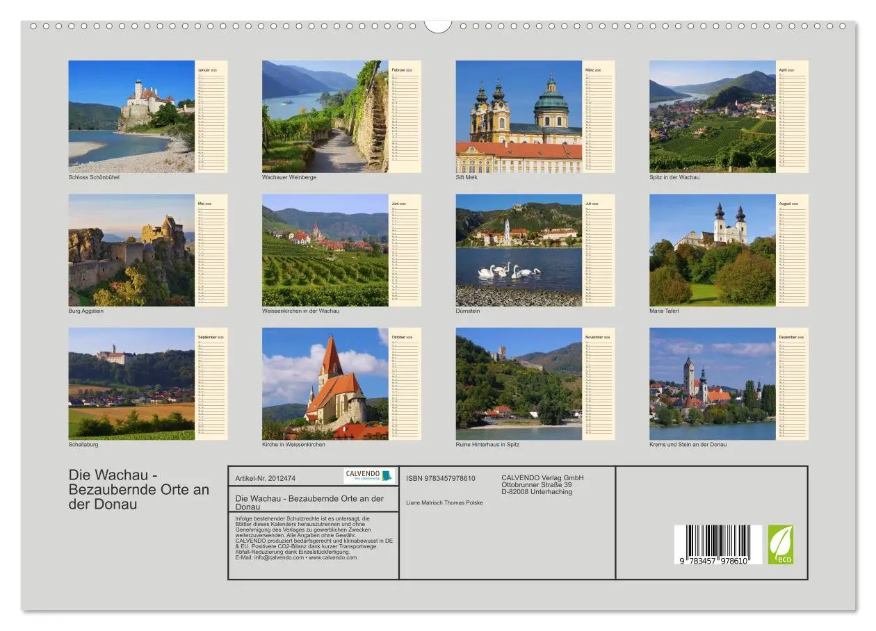 Bild: 9783457978610 | Die Wachau - Bezaubernde Orte an der Donau (hochwertiger Premium...