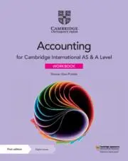 Cover: 9781108828710 | Cambridge International as &amp; a Level Accounting Workbook with...