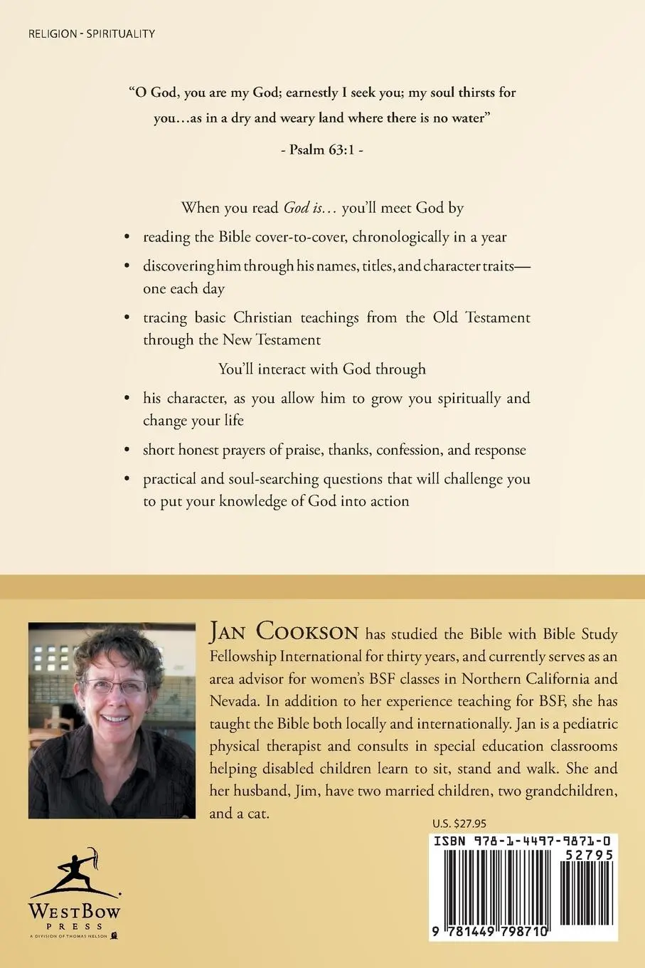 Rückseite: 9781449798710 | God Is ... | A Year-Long Biblical Journey Interacting with God | Buch