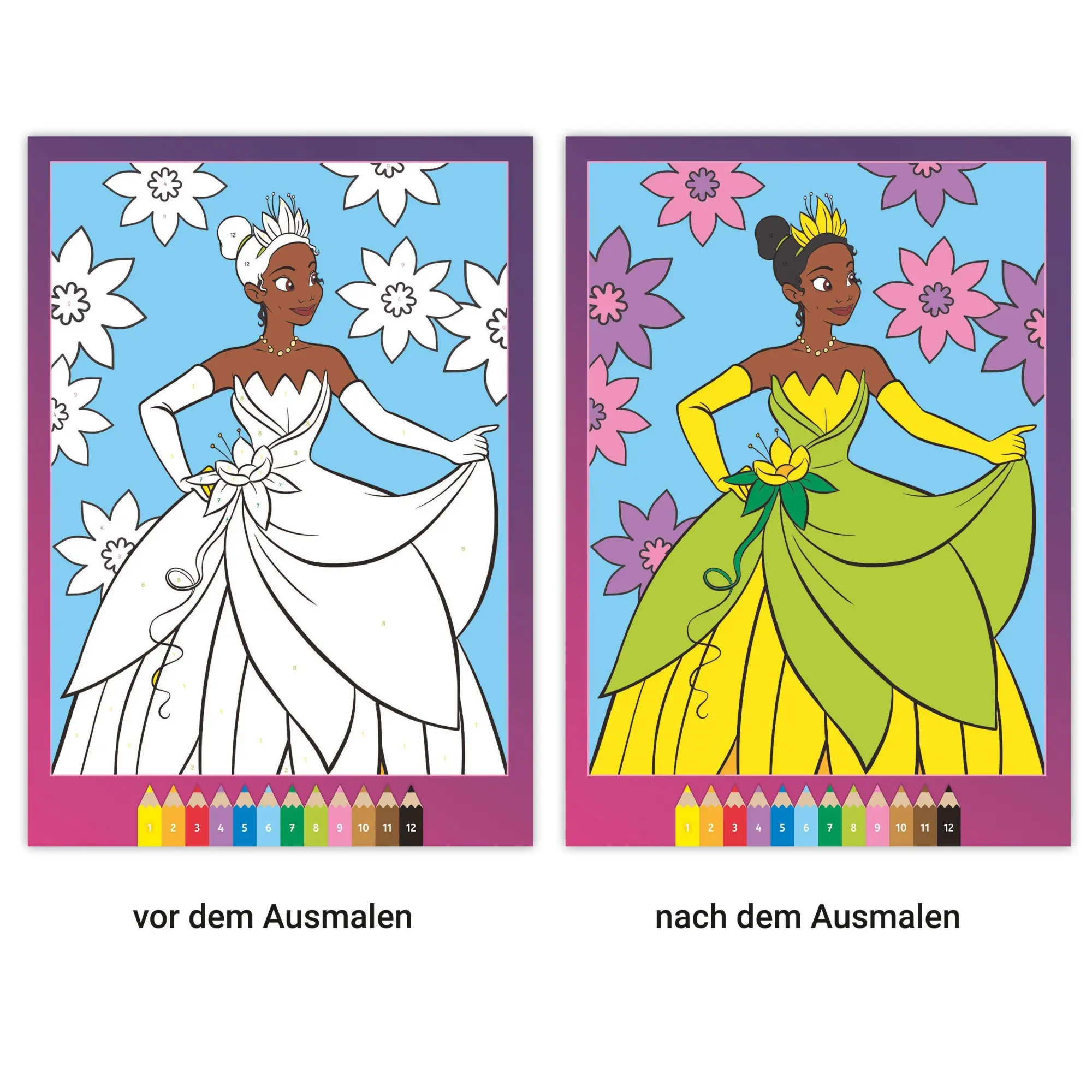 Bild: 9783473498710 | CreArt Malen nach Zahlen ab 5 Disney Prinzessinnen - Starke Mädchen