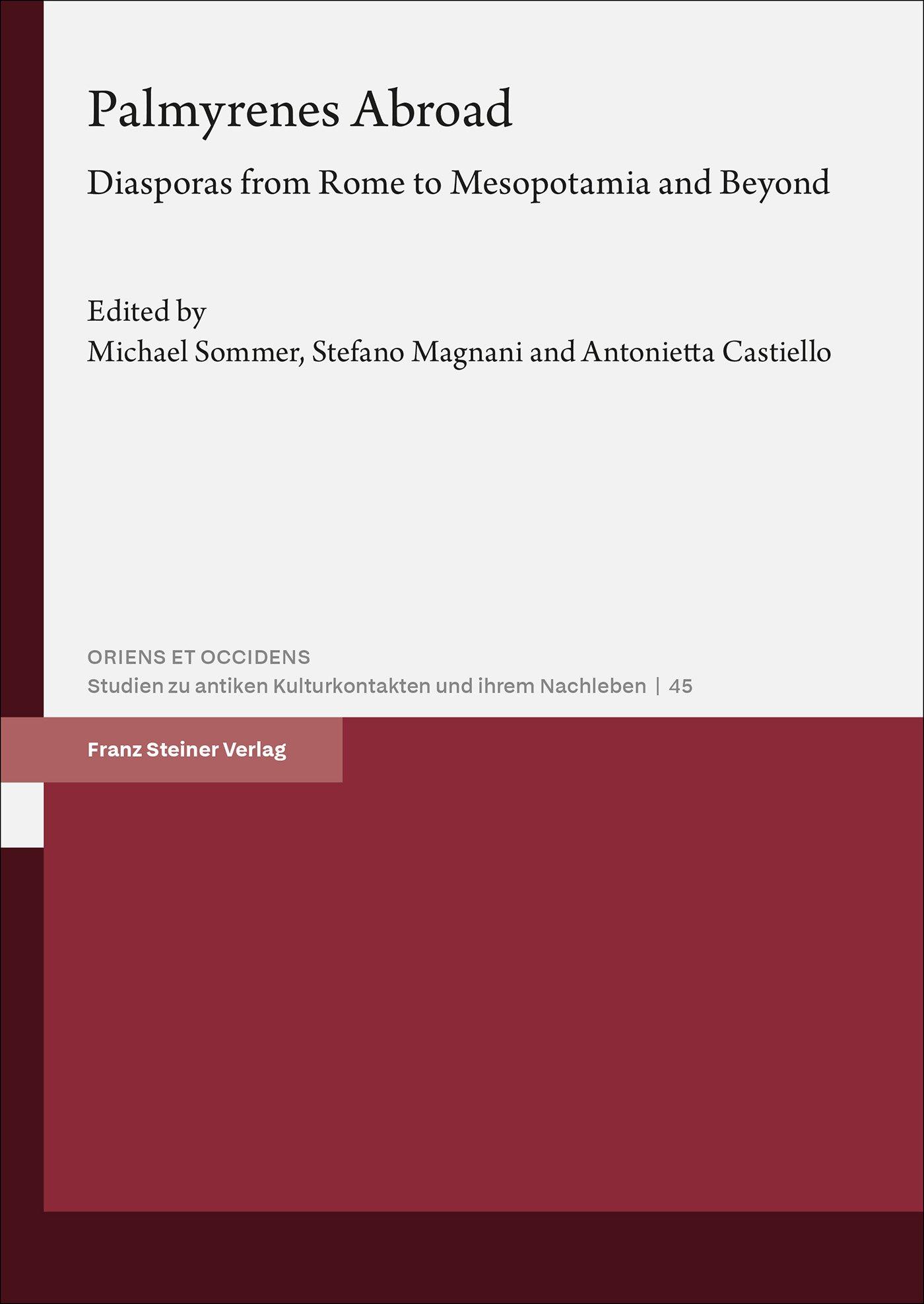 Cover: 9783515138710 | Palmyrenes Abroad | Diasporas from Rome to Mesopotamia and Beyond