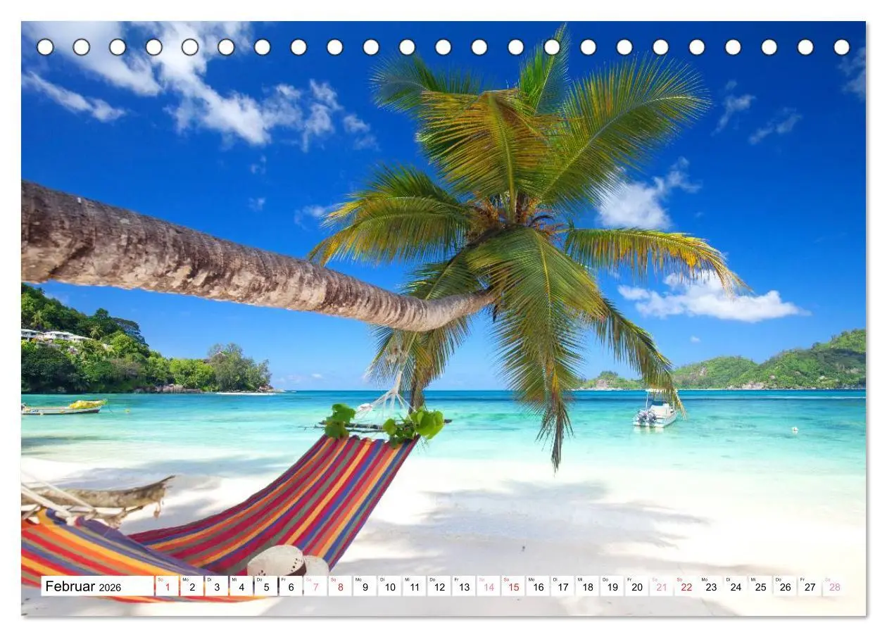 Bild: 9783516058710 | Seychellen Strandfeeling (Tischkalender 2026 DIN A5 quer), CALVENDO...