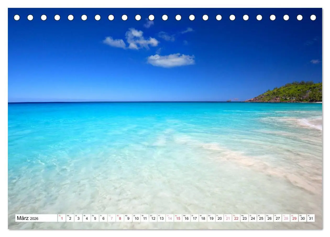 Bild: 9783516058710 | Seychellen Strandfeeling (Tischkalender 2026 DIN A5 quer), CALVENDO...