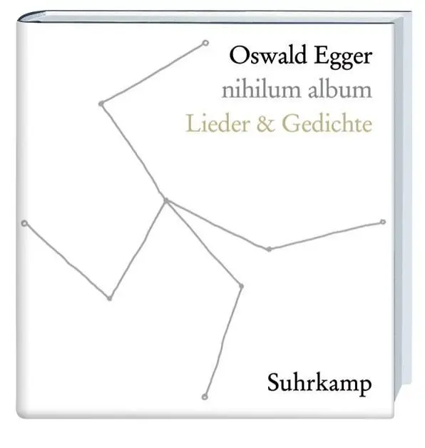 Cover: 9783518418710 | nihilum album | Lieder und Gedichte | Oswald Egger | Buch | Audio-CD