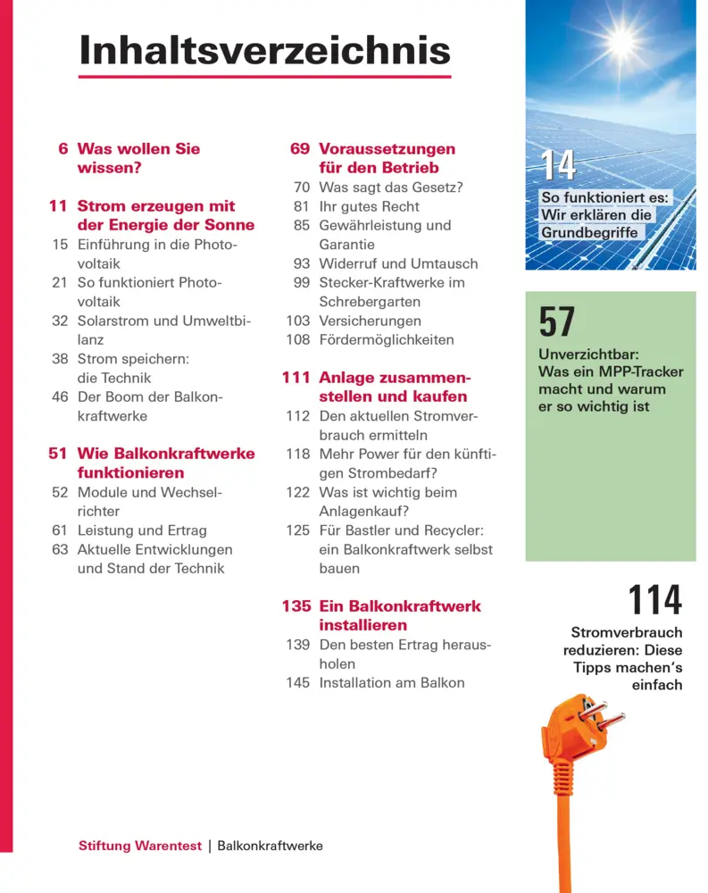 Bild: 9783747108710 | Balkonkraftwerke | Stiftung Warentest | Taschenbuch | 176 S. | Deutsch