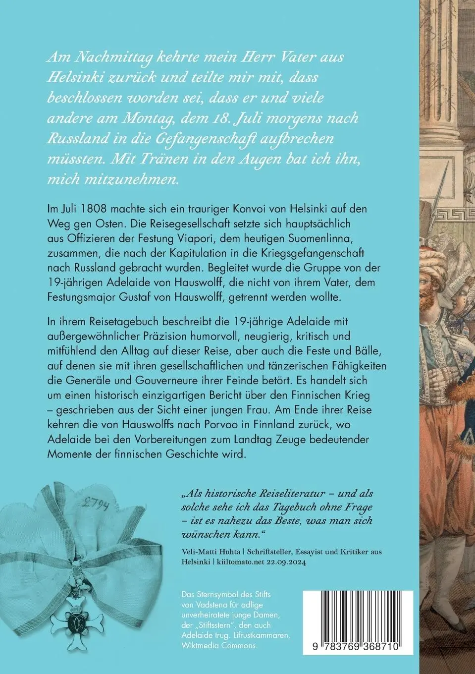 Rückseite: 9783769368710 | Verbannt nach Russland. Reisetagebuch 1808-1809 | Hauswolff | Buch