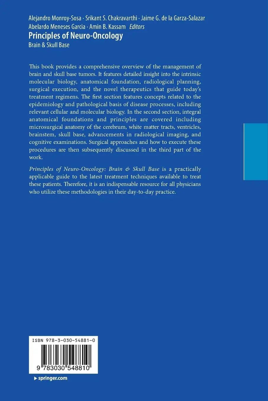 Rückseite: 9783030548810 | Principles of Neuro-Oncology | Brain &amp; Skull Base | Taschenbuch | xiii