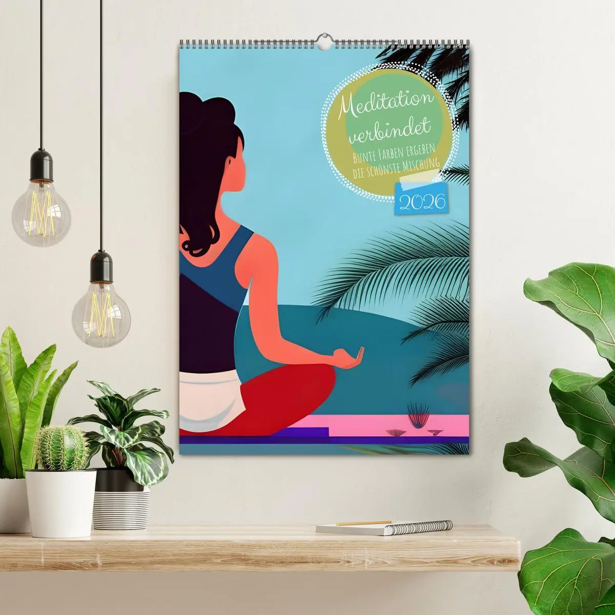Bild: 9783516598810 | Meditation verbindet (Wandkalender 2026 DIN A2 hoch), CALVENDO...