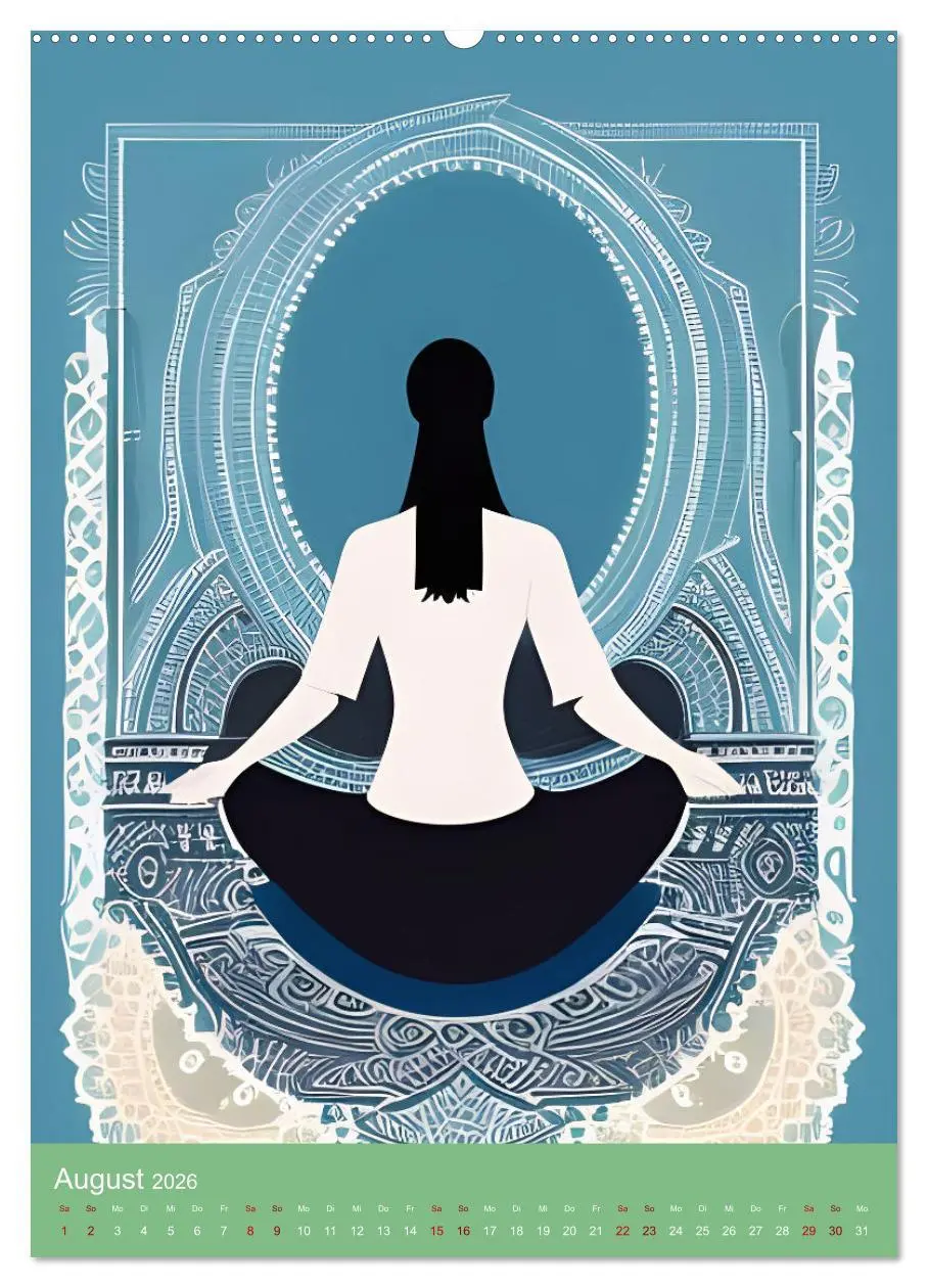 Bild: 9783516598810 | Meditation verbindet (Wandkalender 2026 DIN A2 hoch), CALVENDO...