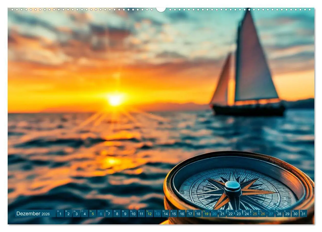 Bild: 9783516738810 | SEGELN - unterwegs mit dem Wind (Wandkalender 2026 DIN A2 quer),...