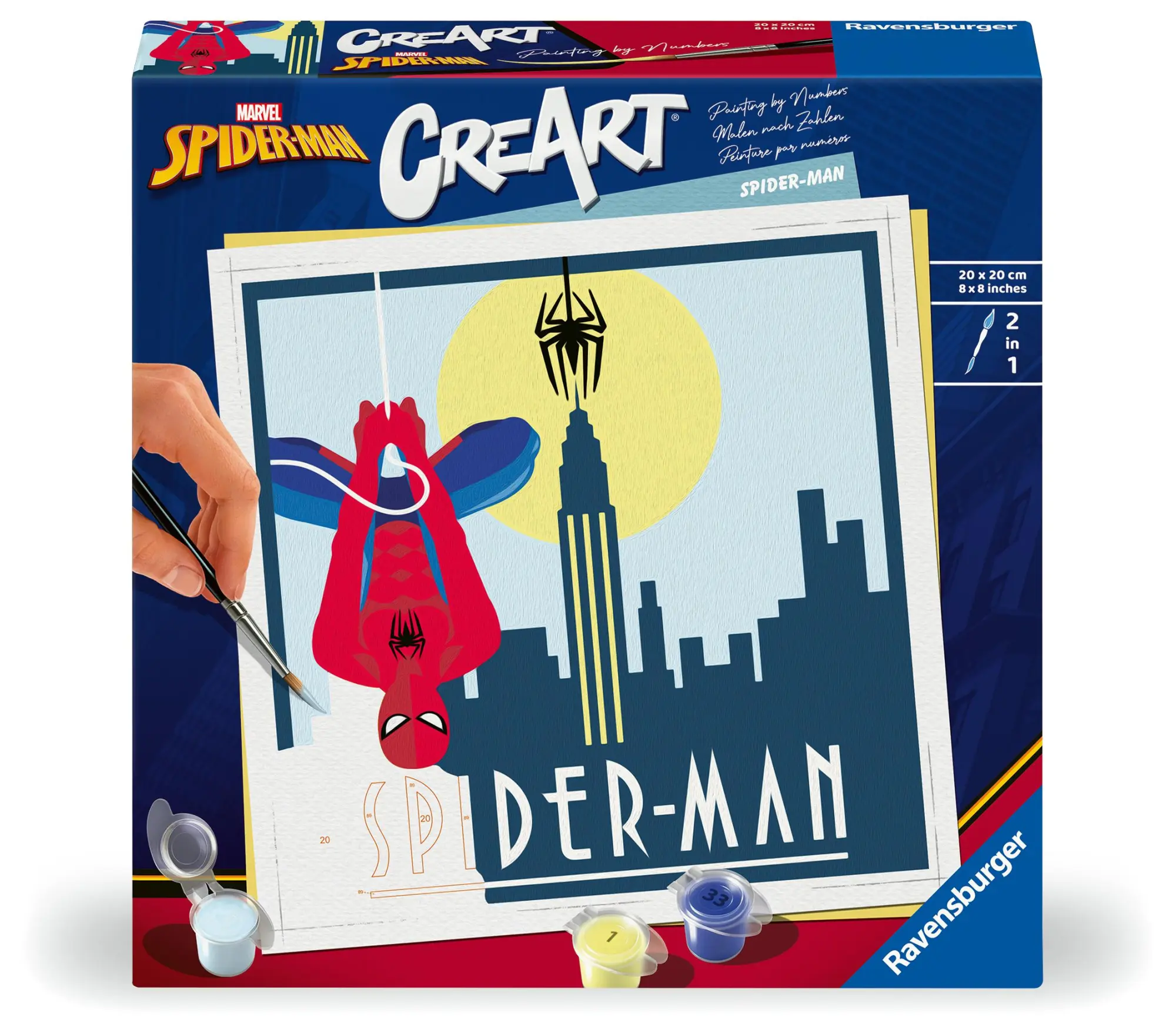 Cover: 4005556238910 | CreArt Adults Trend - Spider-Man | Spiel | CreArt Malen nach Zahlen