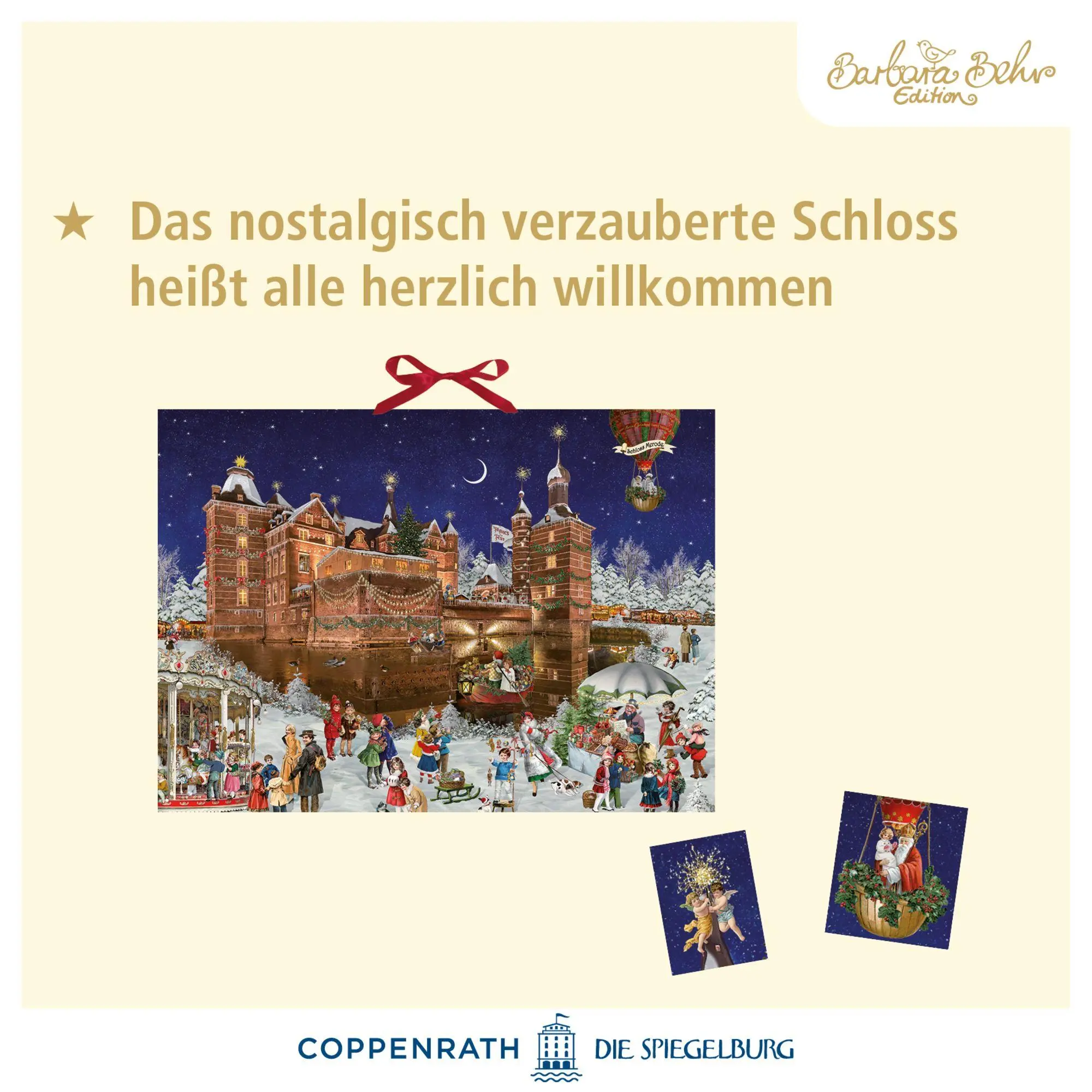 Bild: 4050003958910 | Wand-Adventskalender - Weihnachtszauber auf dem Schloss | Barbara Behr
