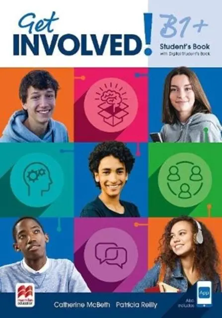 Cover: 9781380068910 | Get Involved! B1+ Student's Book with Student's App and Digital...