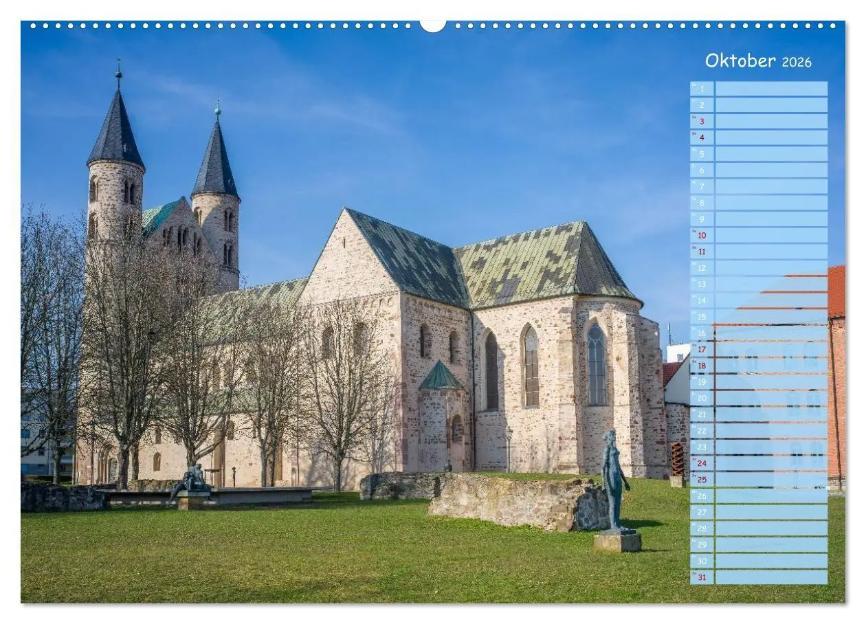 Bild: 9783516728910 | Magdeburg an der Elbe - Der Planer (Wandkalender 2026 DIN A2 quer),...