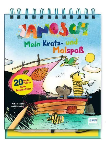 Cover: 9783741528910 | Mein Kratz- und Malspaß: Janosch | Ullmann Medien Verlag | Taschenbuch