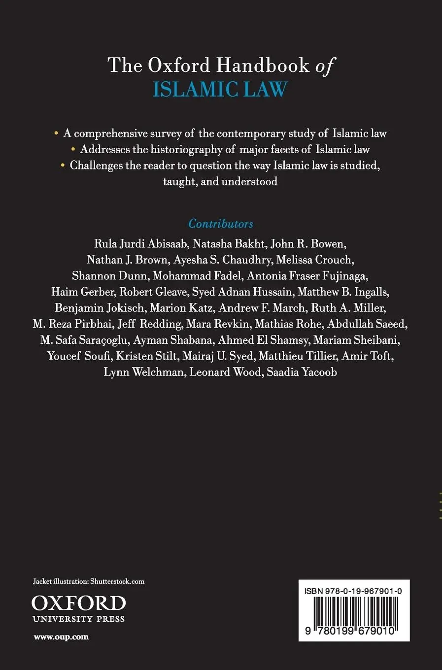 Rückseite: 9780199679010 | Ohb Islamic Law Ohbk C | Ahmed Emon | Buch | Gebunden | Englisch