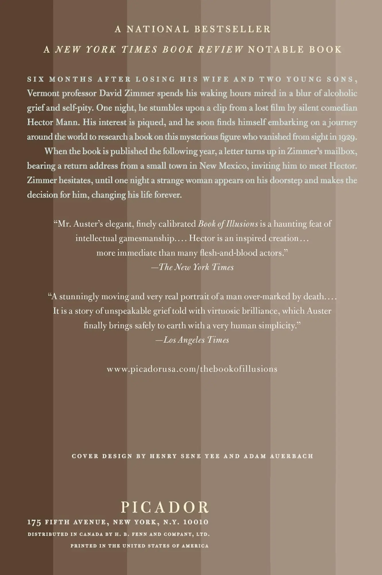 Rückseite: 9780312429010 | The Book of Illusions | Paul Auster | Taschenbuch | 321 S. | Englisch