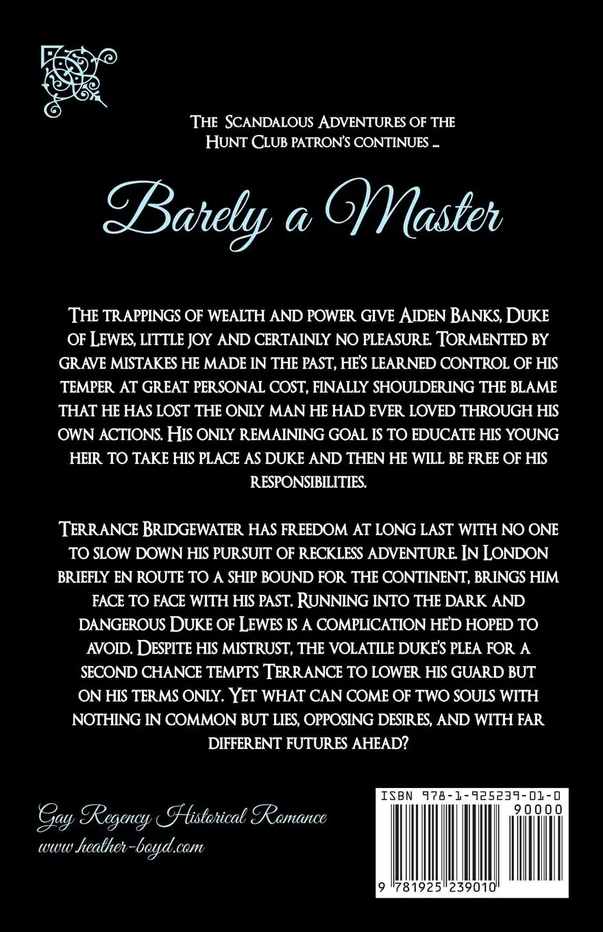 Rückseite: 9781925239010 | Barely a Master | Heather Boyd | Taschenbuch | Kartoniert / Broschiert