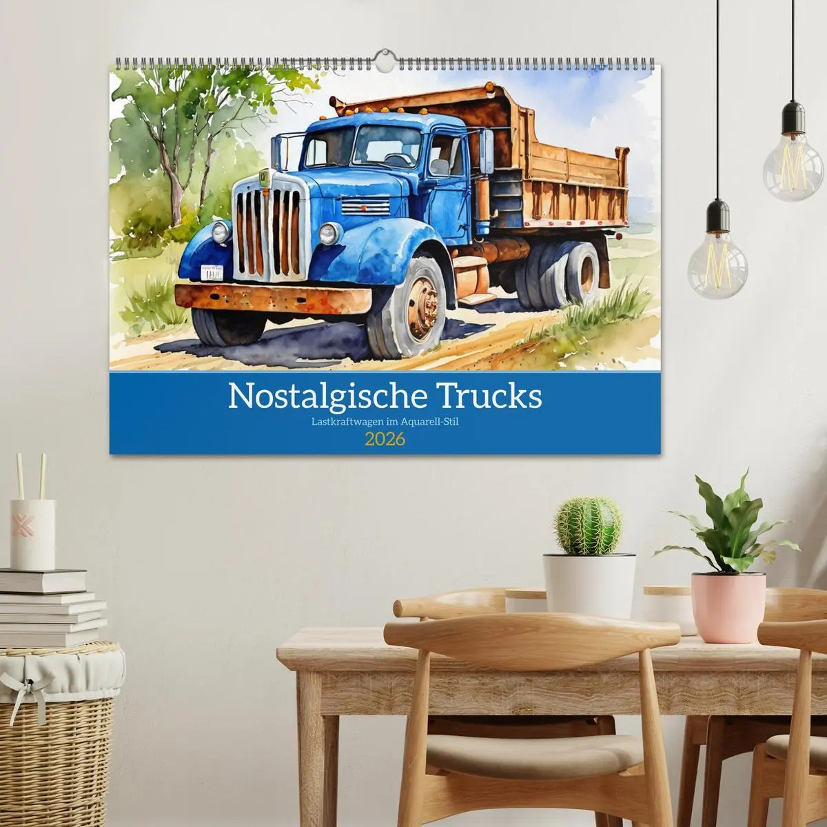 Bild: 9783457389010 | Nostalgische Trucks (Wandkalender 2026 DIN A2 quer), CALVENDO...