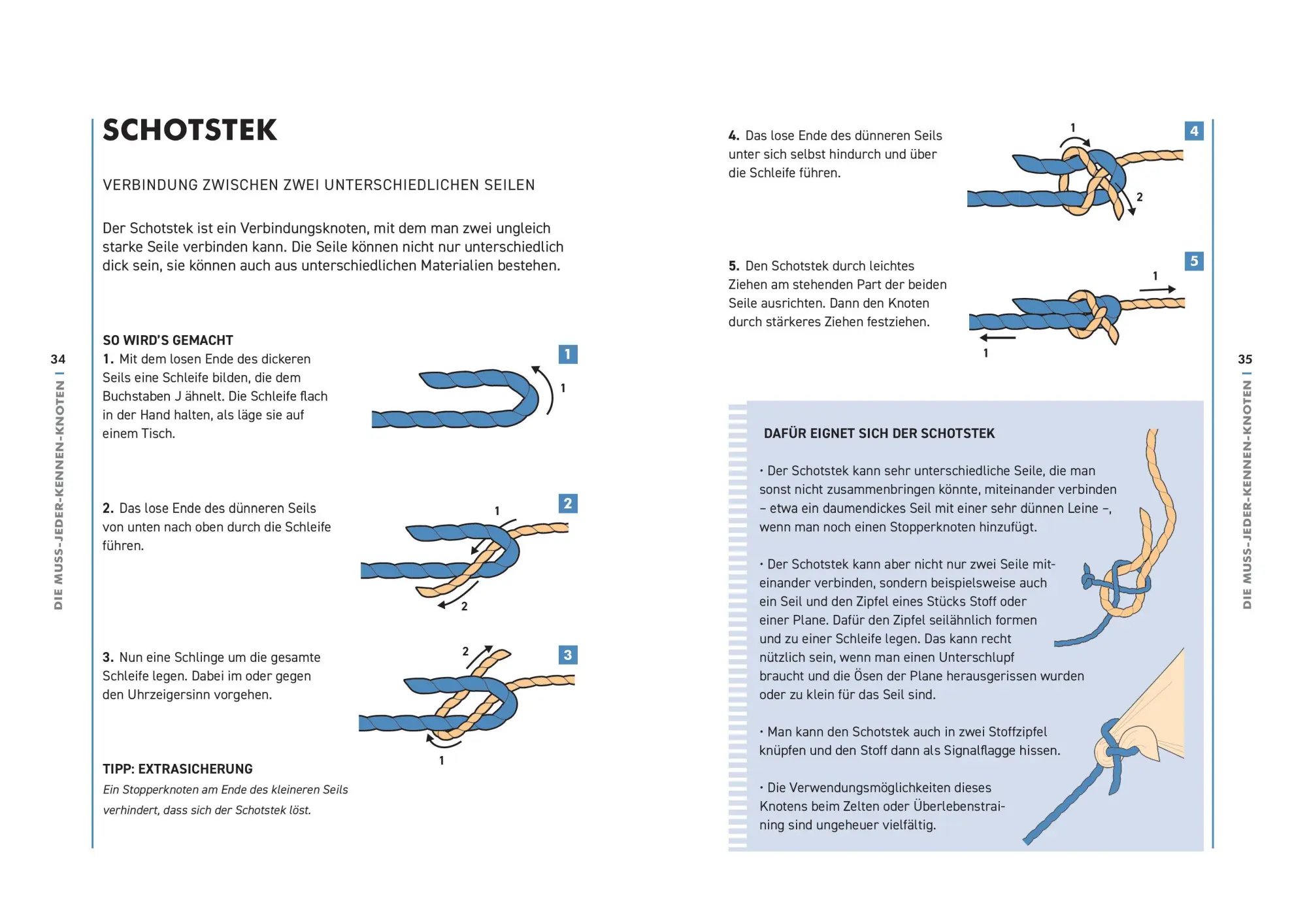 Bild: 9783809449010 | Das große Knotenbuch - Die 50 wichtigsten Knoten für Alltag und...
