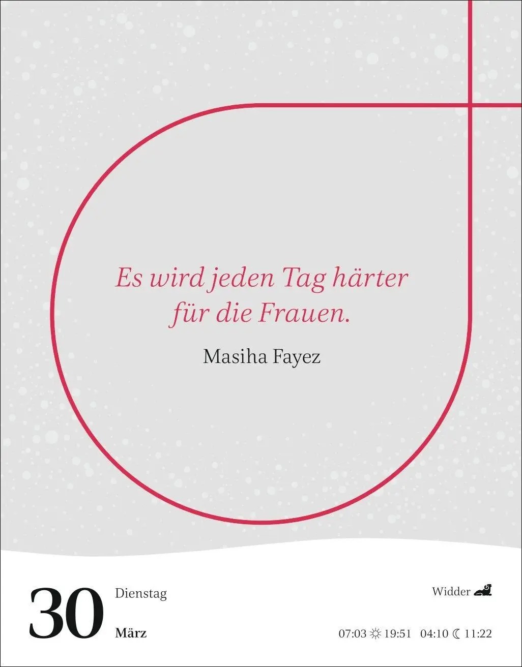 Bild: 9783840039010 | Starke Worte von starken Frauen Tagesabreißkalender 2027 | Kalender