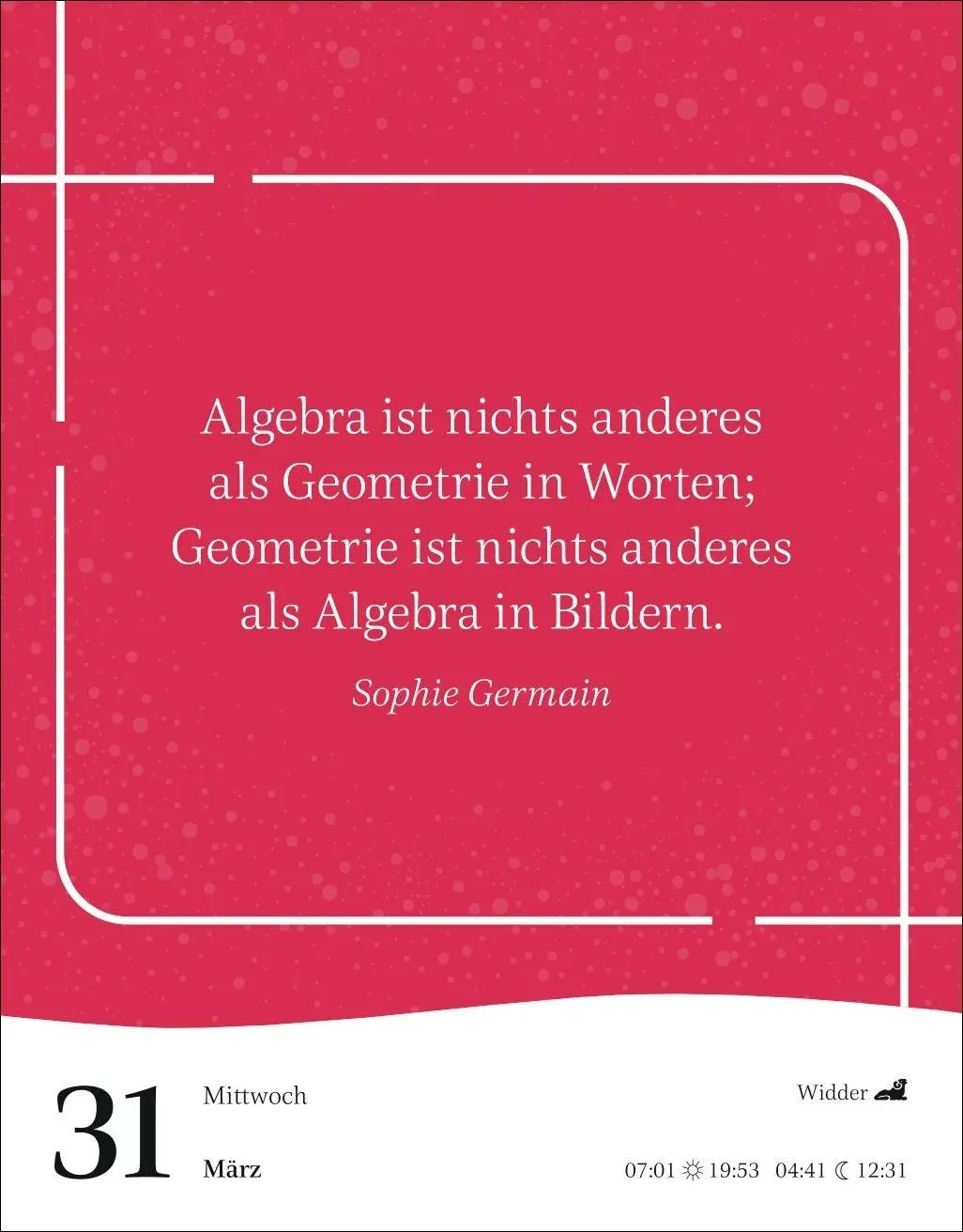 Bild: 9783840039010 | Starke Worte von starken Frauen Tagesabreißkalender 2027 | Kalender
