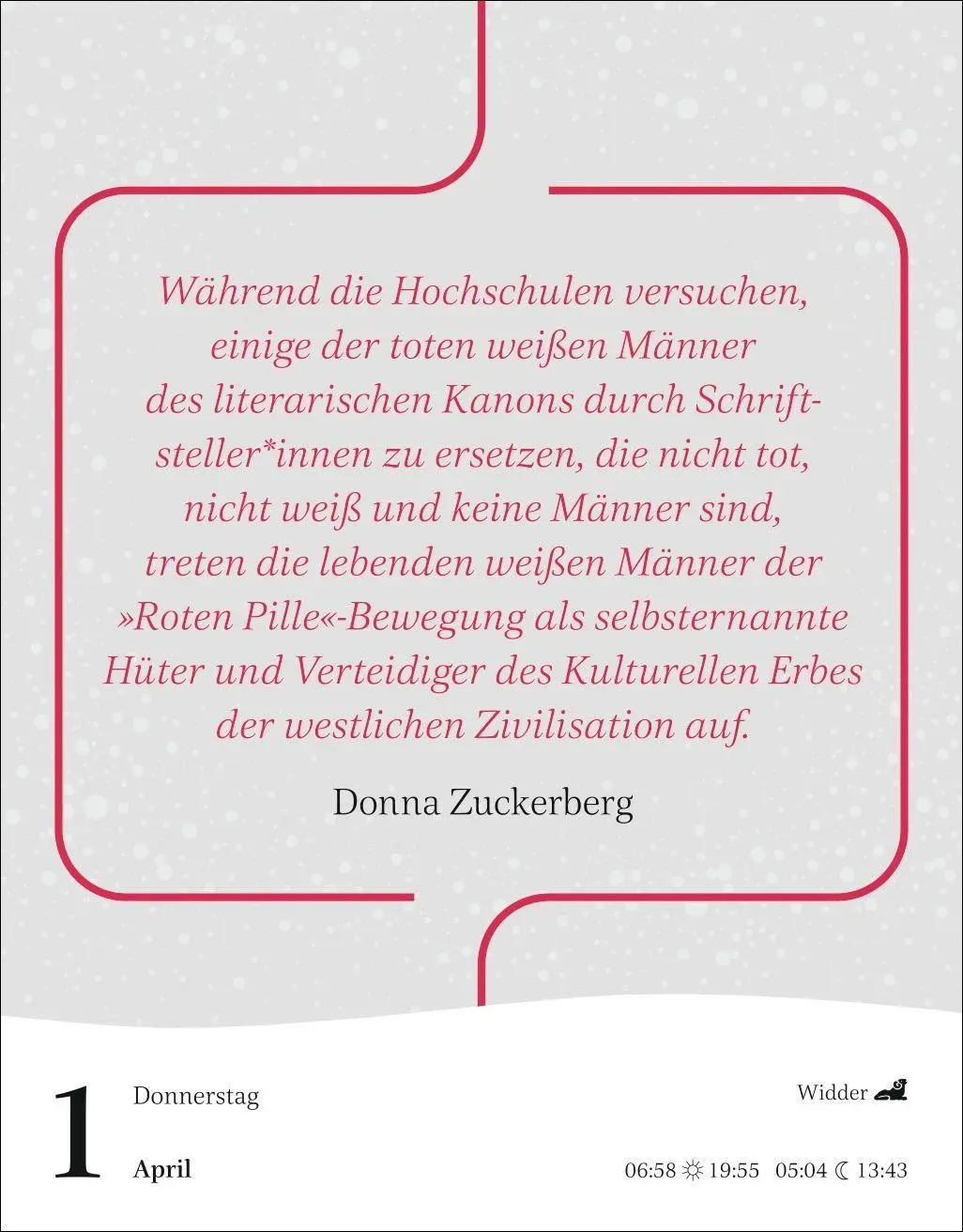 Bild: 9783840039010 | Starke Worte von starken Frauen Tagesabreißkalender 2027 | Kalender