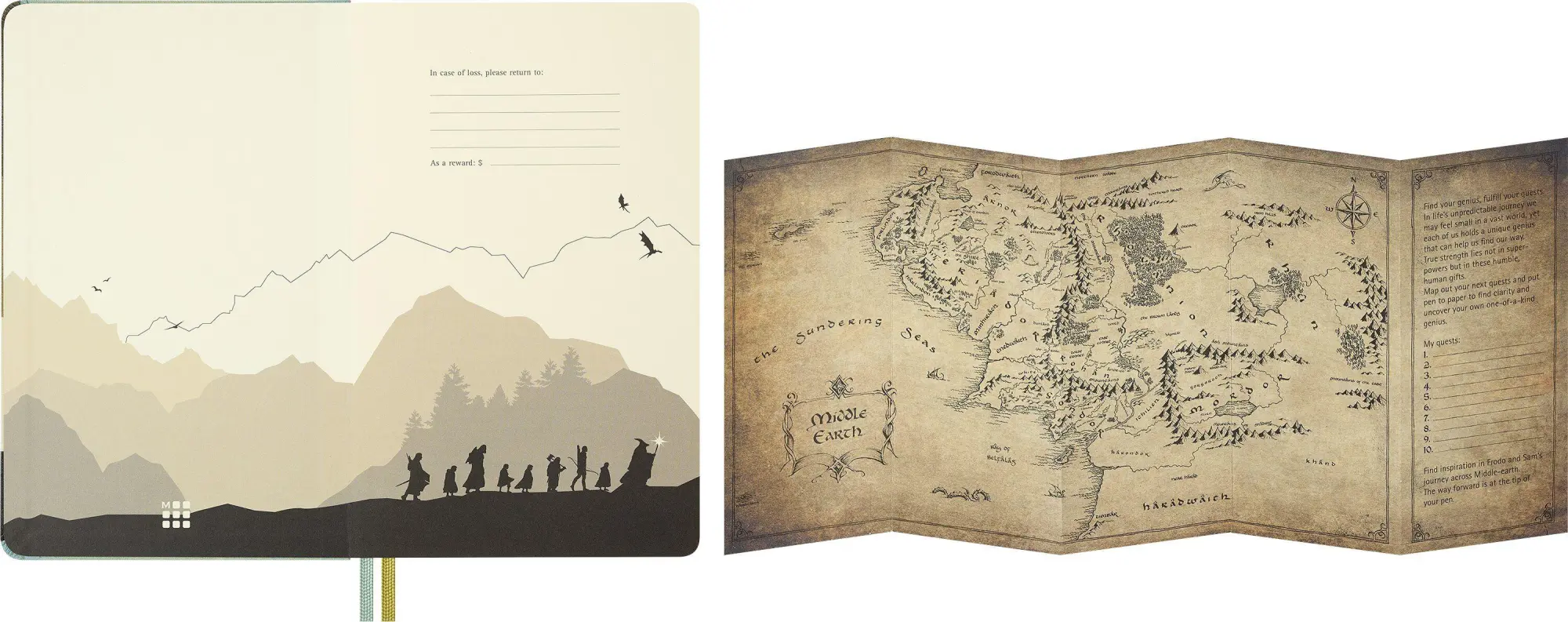 Bild: 8056999279110 | Moleskine 18 Monate Der Herr der Ringe Wochen-Notizkalender...