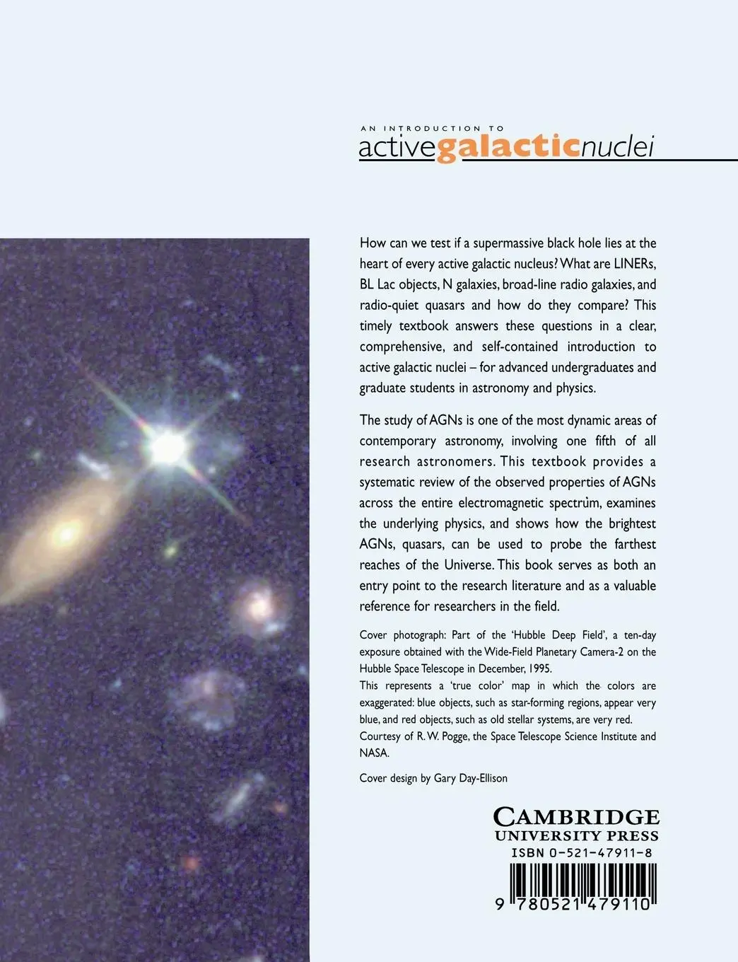 Rückseite: 9780521479110 | An Introduction to Active Galactic Nuclei | Peterson (u. a.) | Buch