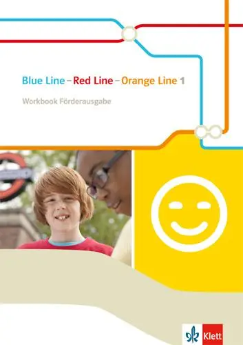 Cover: 9783125489110 | Blue Line - Red Line - Orange Line 5. Klasse. Workbook Förderausgabe